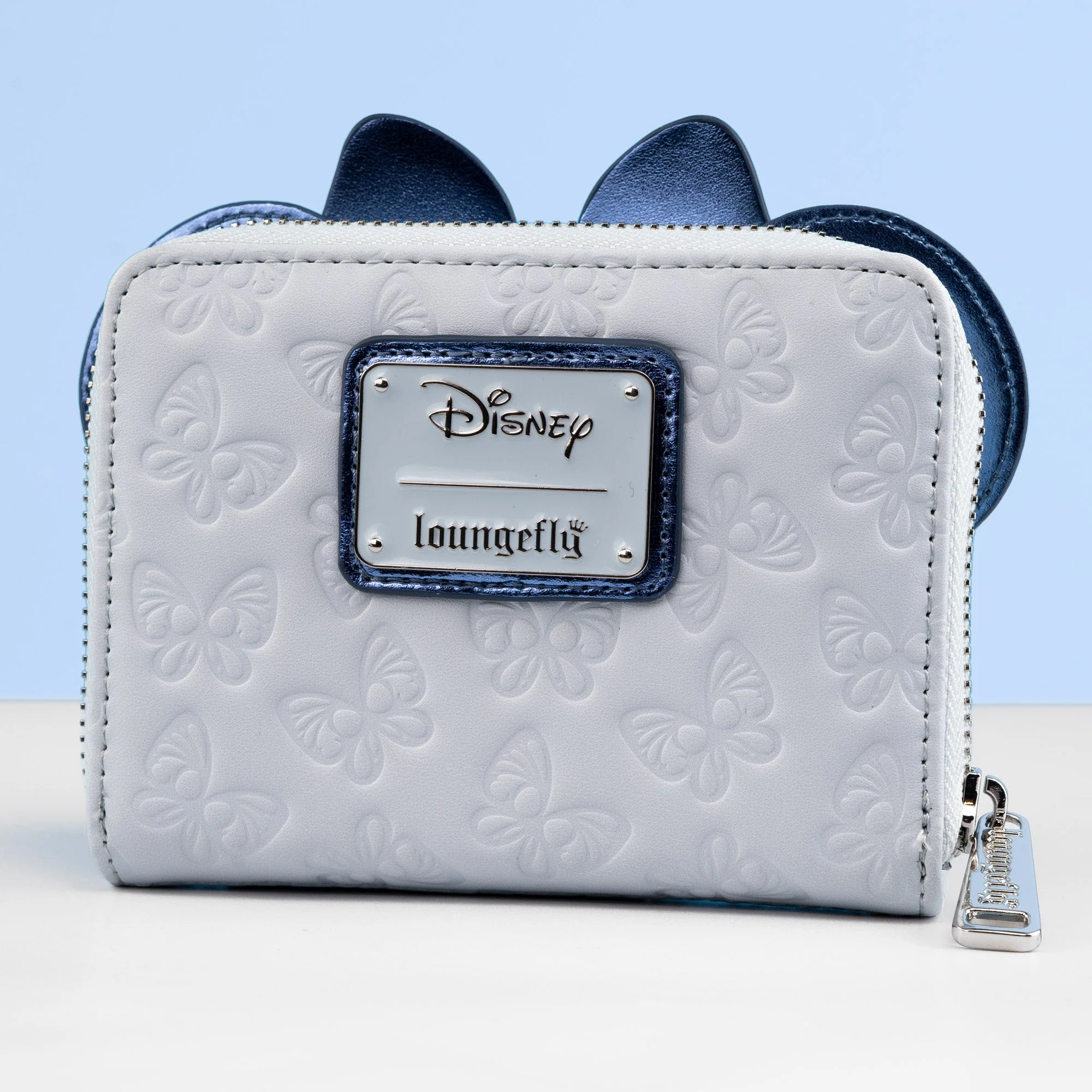Loungefly x Disney Minnie Mouse Blue Butterfly Wallet - Image 2