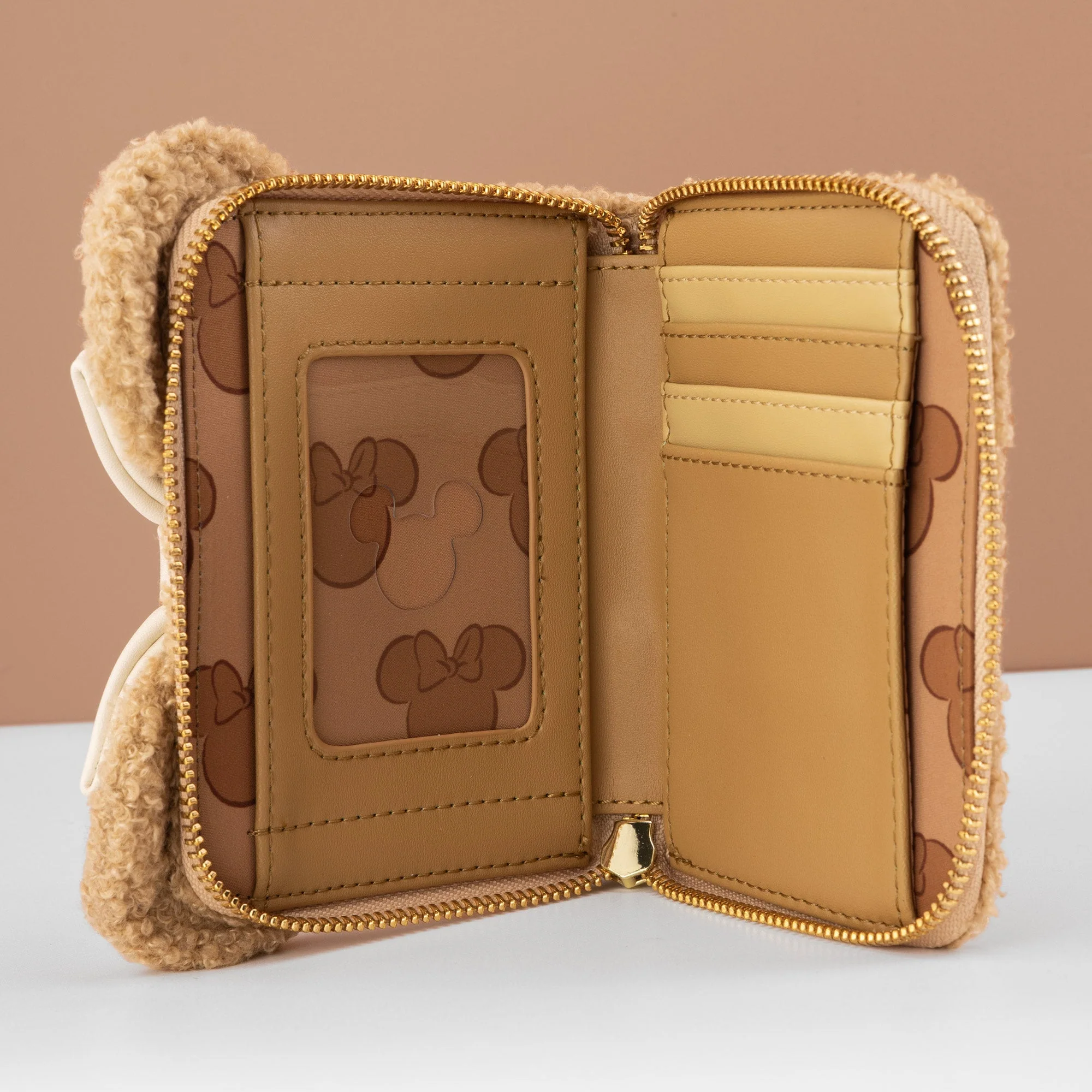 Loungefly x Disney Minnie Mouse Wool Sherpa Cosplay Wallet - Image 3