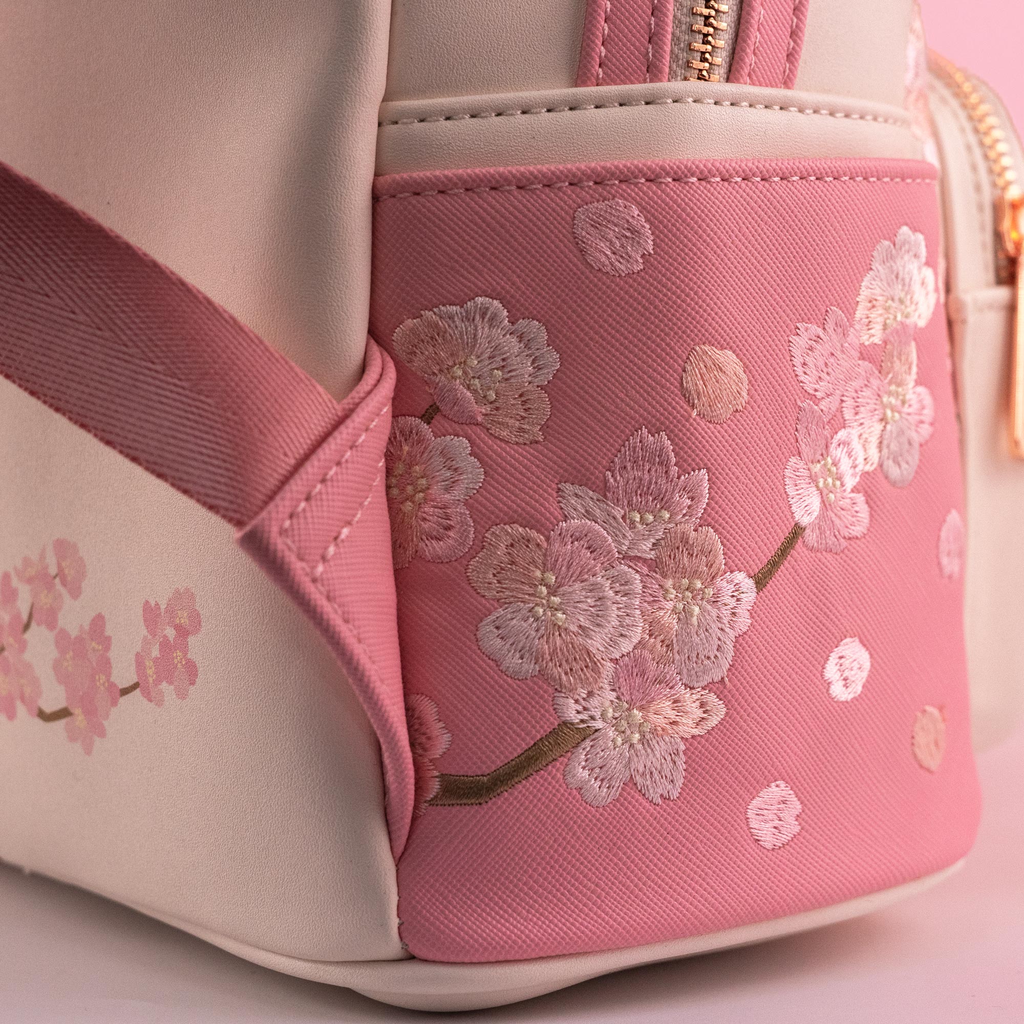 Loungefly x Disney Minnie Mouse Cherry Blossom Cosplay Mini Backpack - Image 5