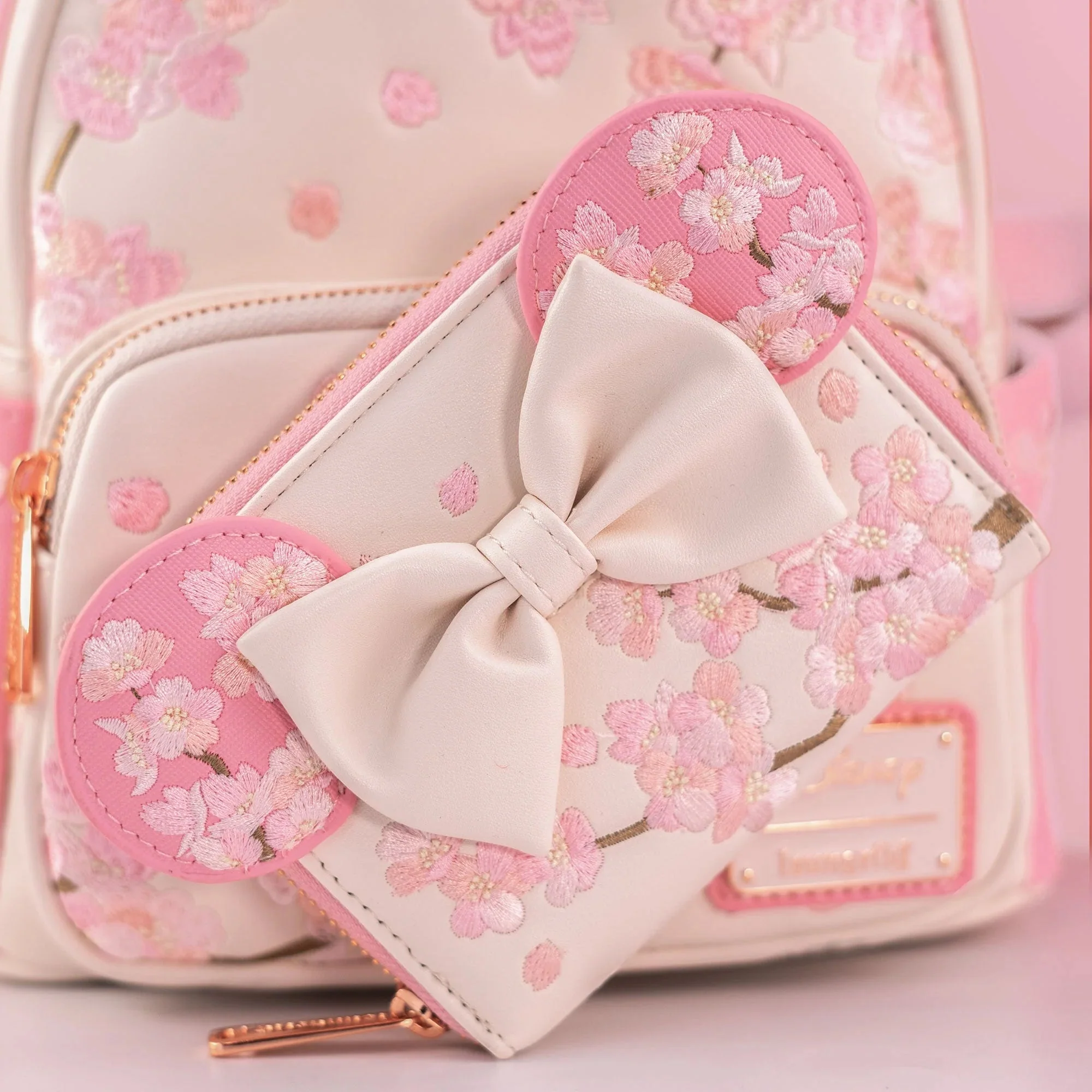 Loungefly x Disney Minnie Mouse Cherry Blossom Cosplay Wallet - Image 4