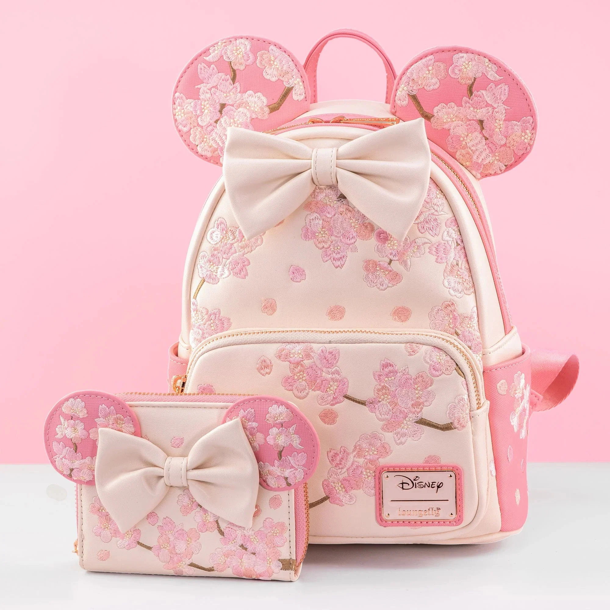 Loungefly x Disney Minnie Mouse Cherry Blossom Cosplay Wallet - Image 5