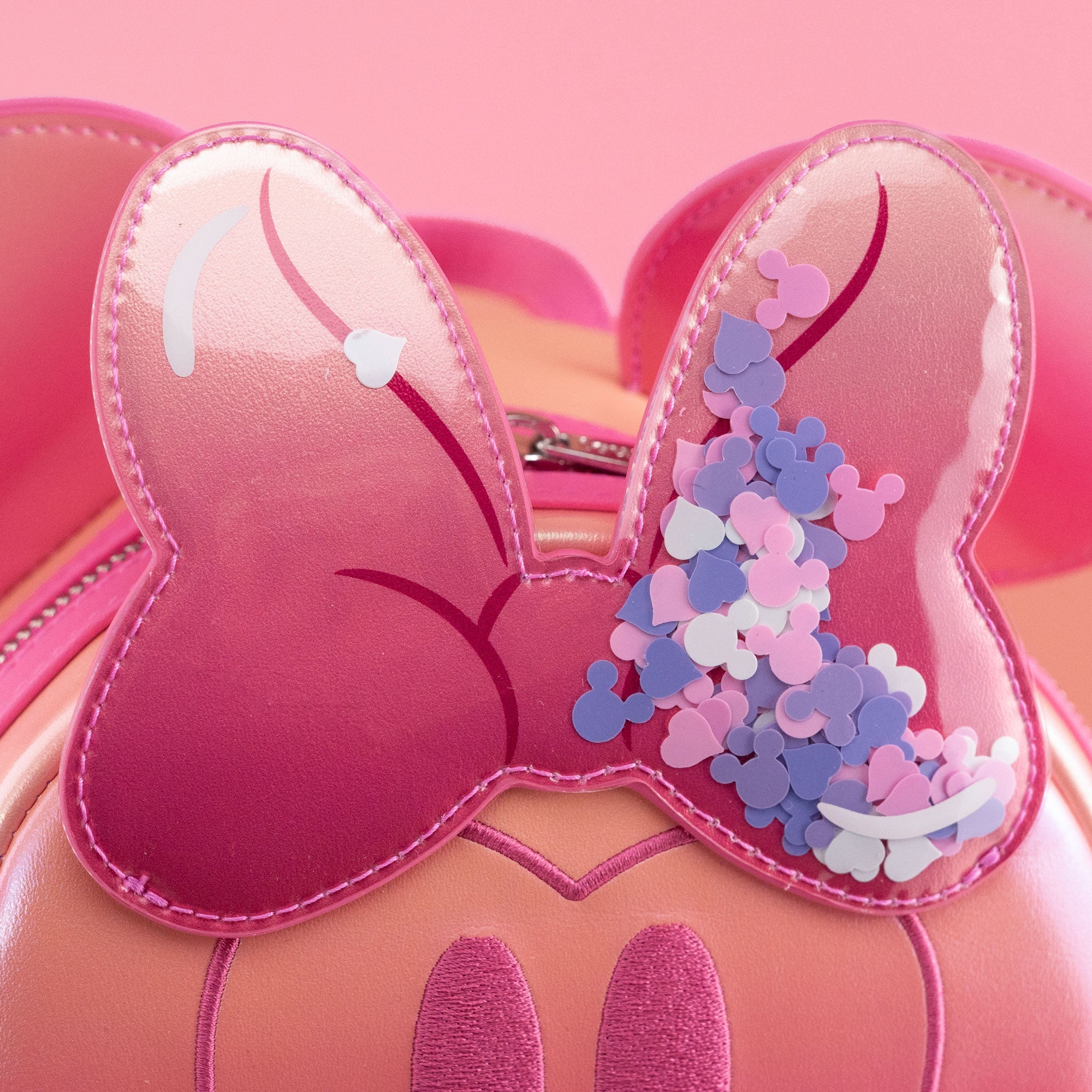 Loungefly x Disney Minnie Mouse Confetti Iridescent Mini Backpack - Image 2