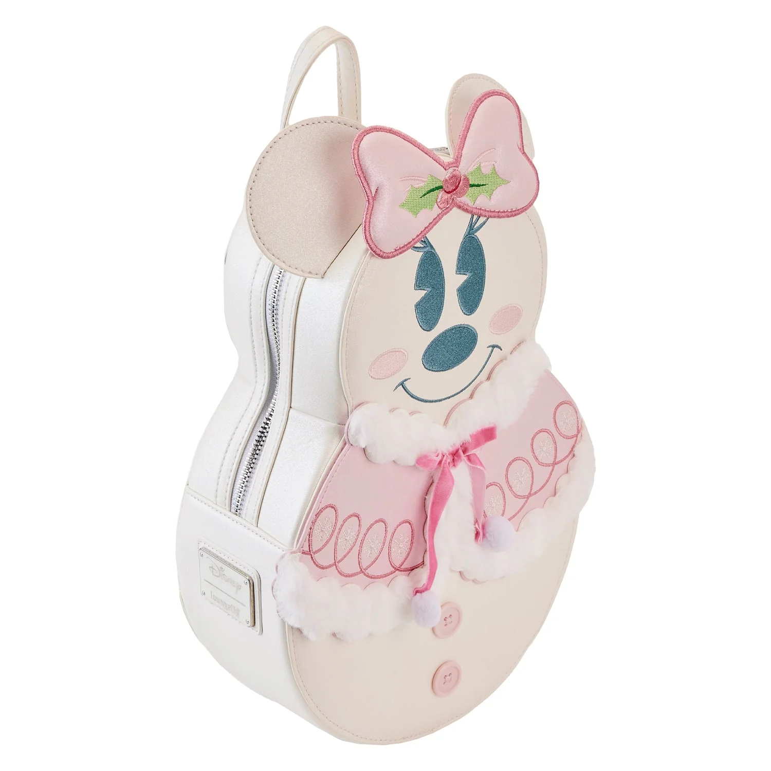 Loungefly x Disney Minnie Mouse Figural Snowman Mini Backpack - Image 3