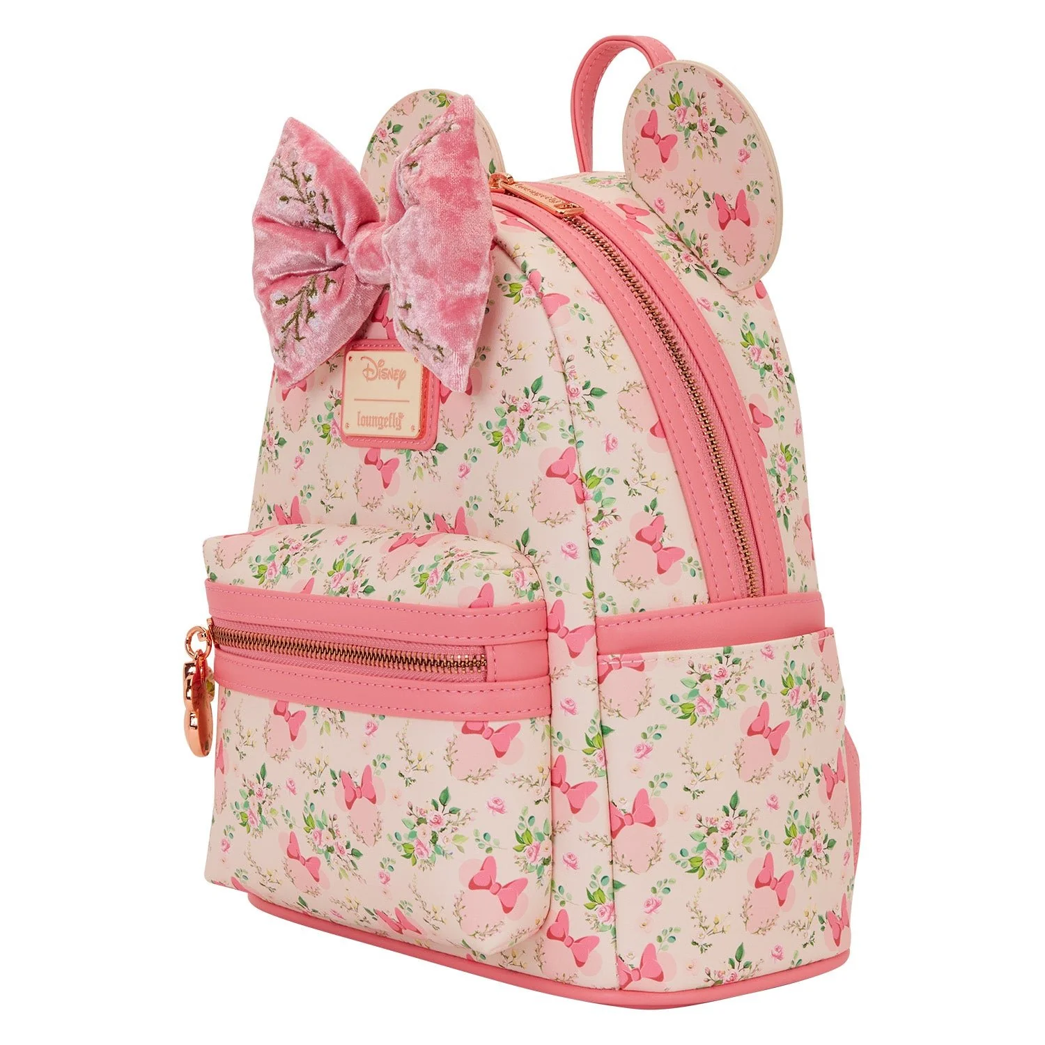 Loungefly x Disney Minnie Mouse Floral Mini Backpack - Image 2