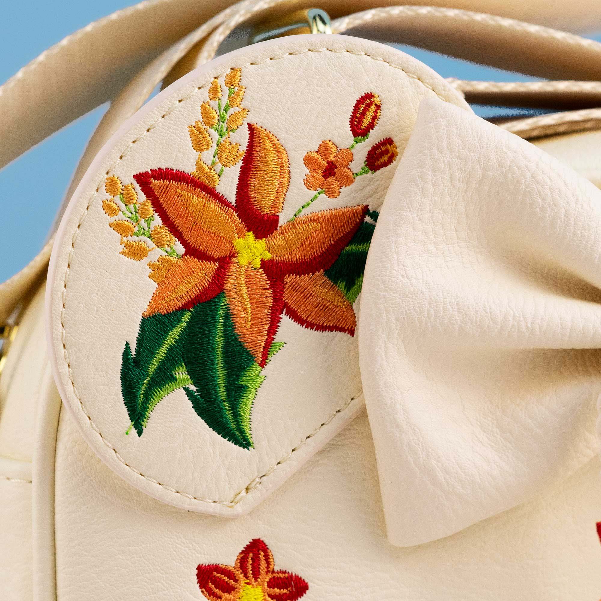 Loungefly x Disney Minnie Mouse Floral Tassel Crossbody - Image 6