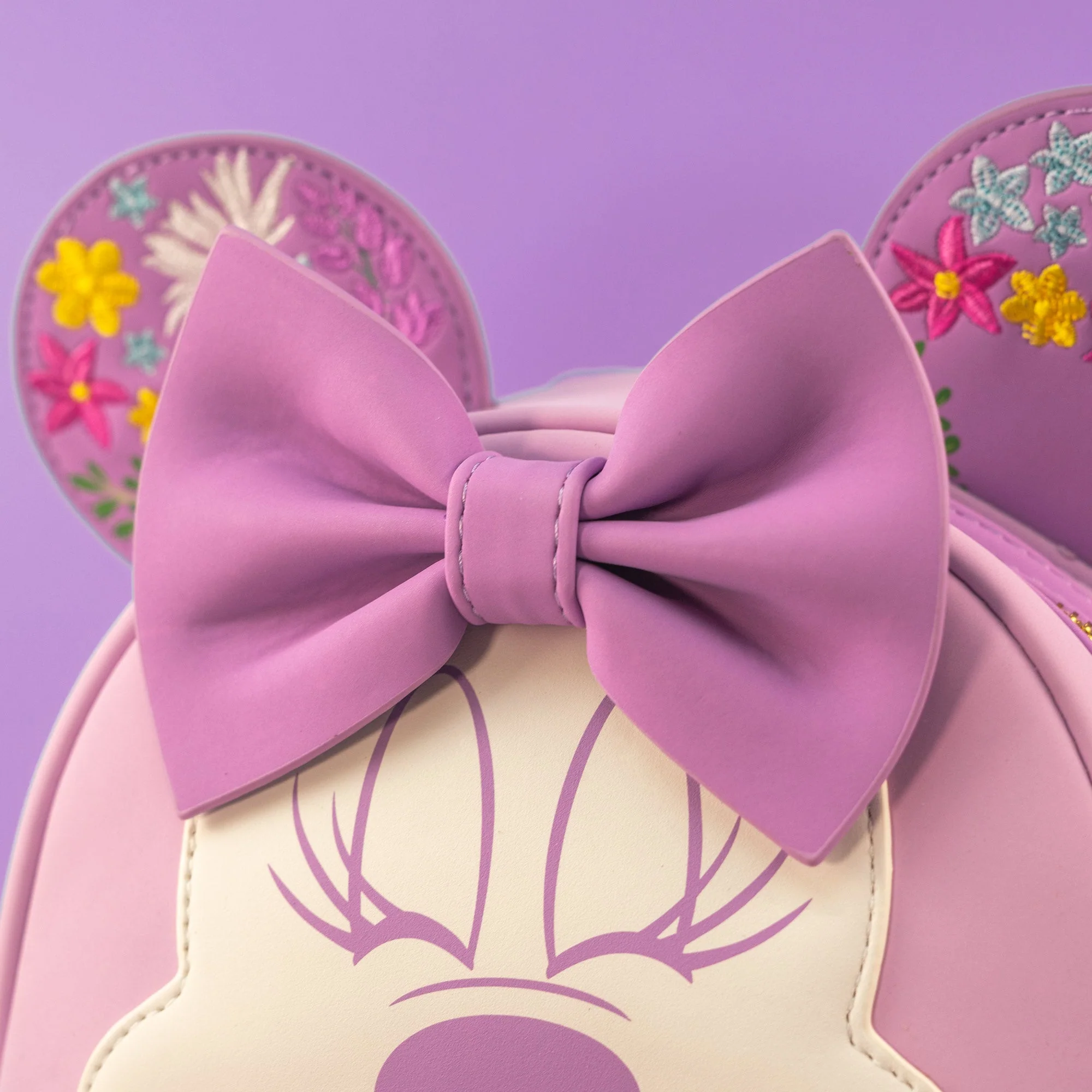 Loungefly x Disney Minnie Mouse Flower Mini Backpack - Image 4