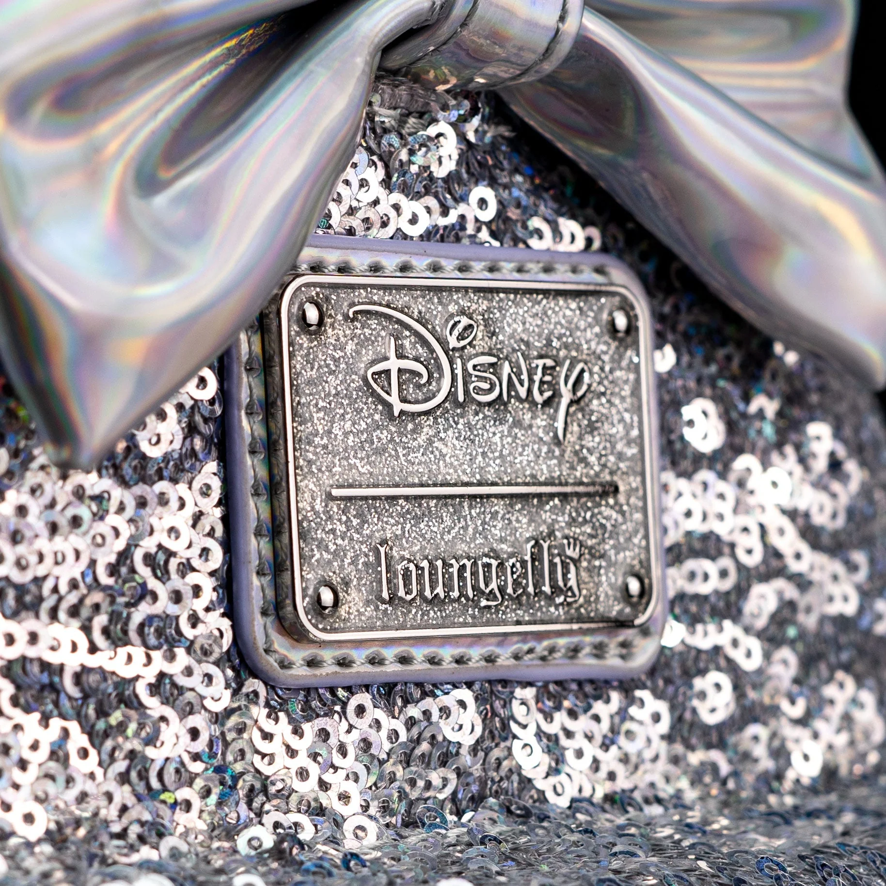 Loungefly x Disney Minnie Mouse Holographic Sequin Mini Backpack - Image 3