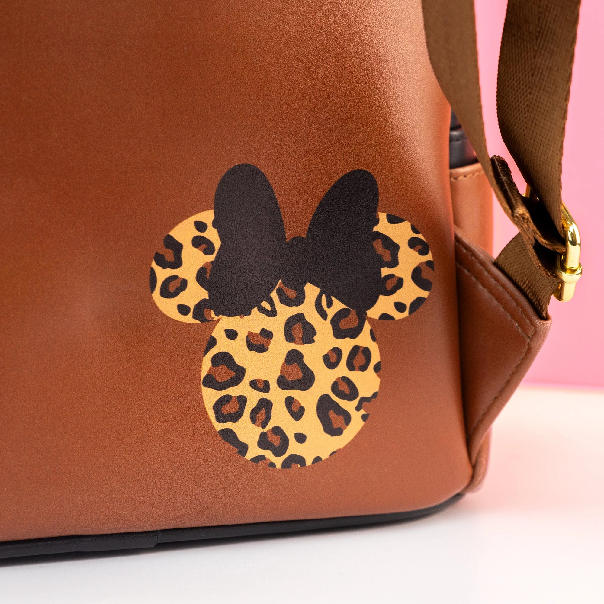 Loungefly x Disney Minnie Mouse Leopard Print Mini Backpack - Image 6