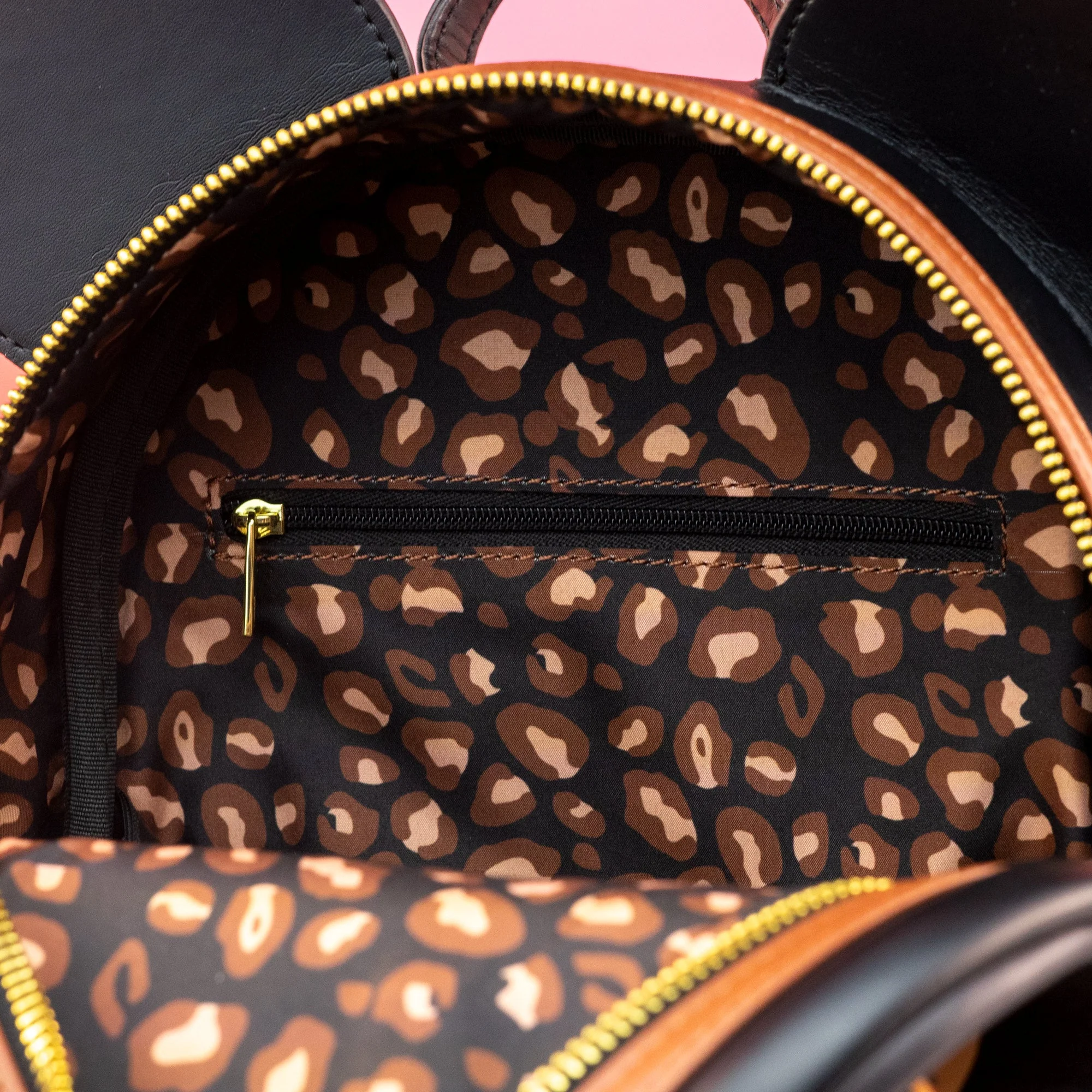 Loungefly x Disney Minnie Mouse Leopard Print Mini Backpack - Image 7
