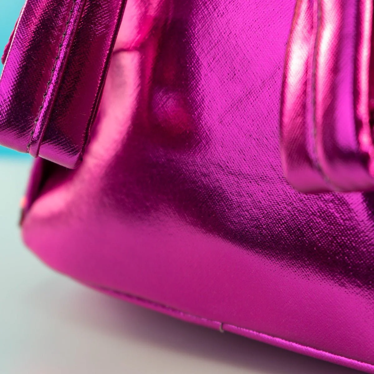 Loungefly x Disney Minnie Mouse Magenta Sequin Mini Backpack - Image 4