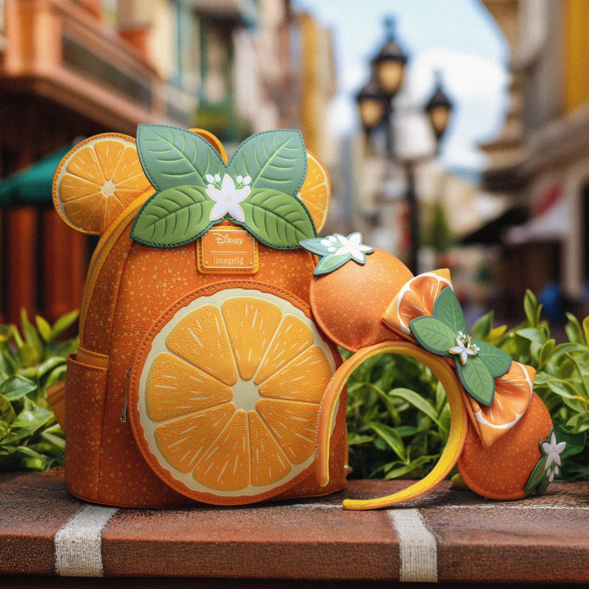 Loungefly x Disney Minnie Mouse Orange Scented Mini Backpack - Image 8