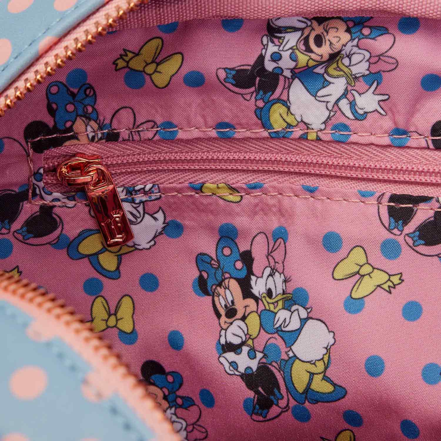 Loungefly x Disney Minnie Mouse Pastel Polka Dot Crossbody Bag - Image 5