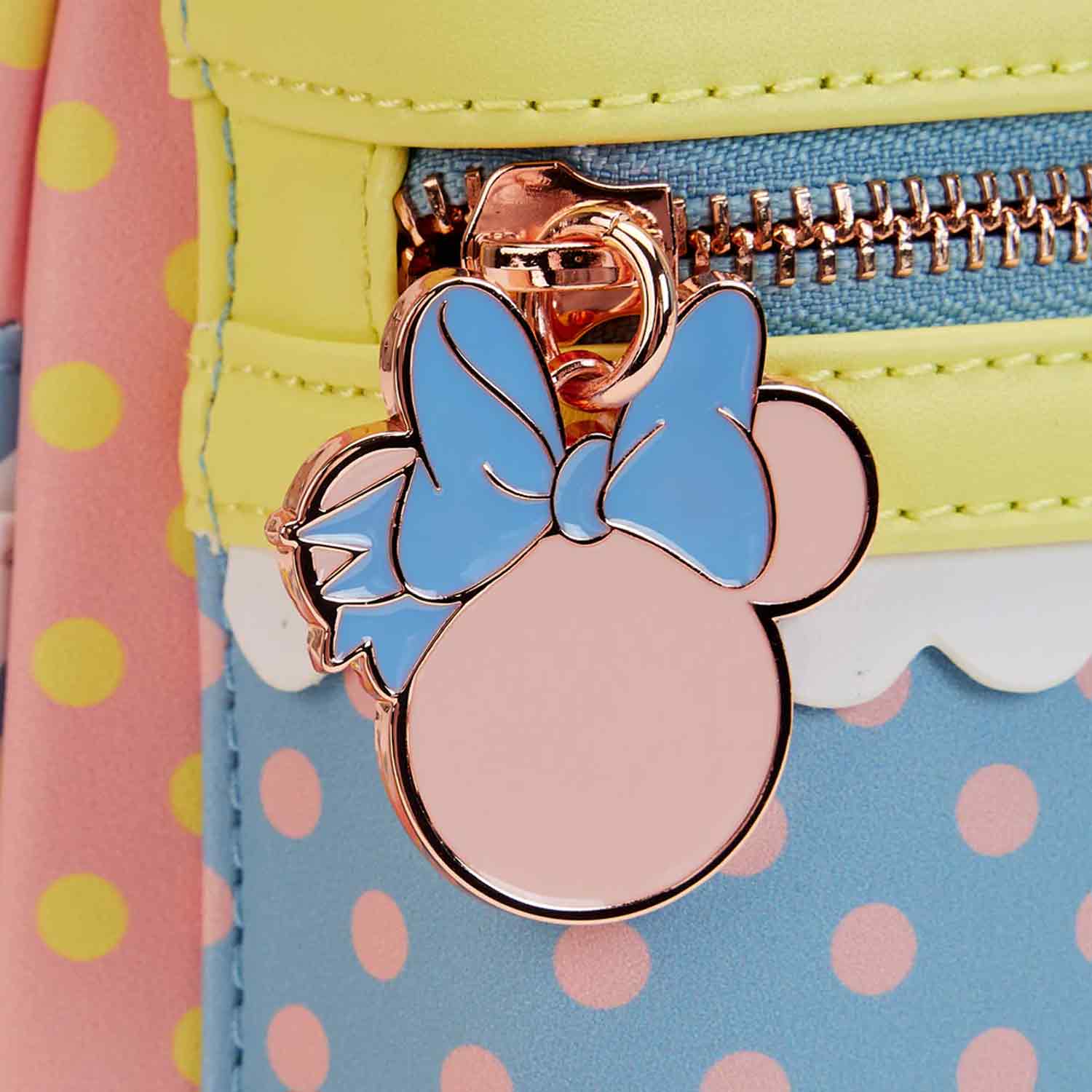 Loungefly x Disney Minnie Mouse Pastel Polka Dot Mini Backpack - Image 2