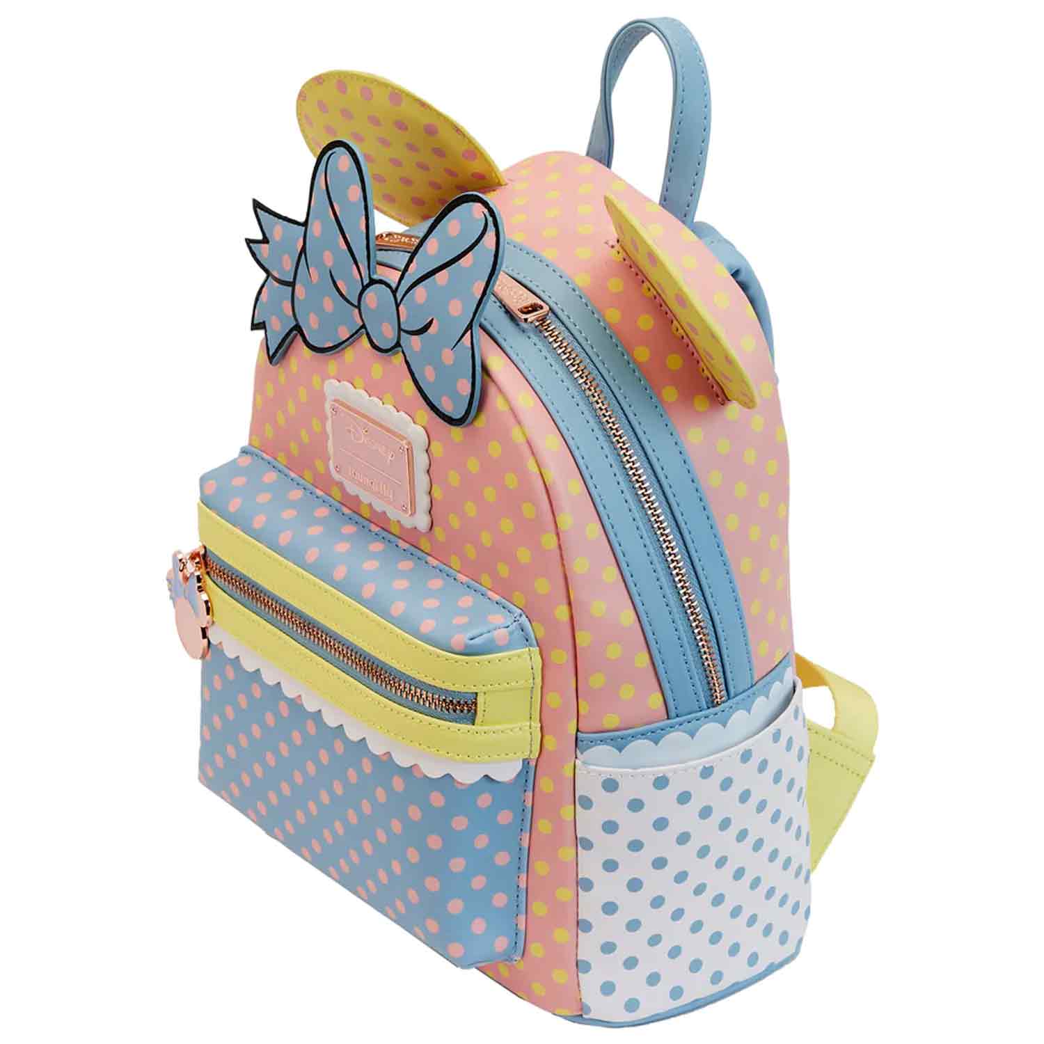 Loungefly x Disney Minnie Mouse Pastel Polka Dot Mini Backpack - Image 3
