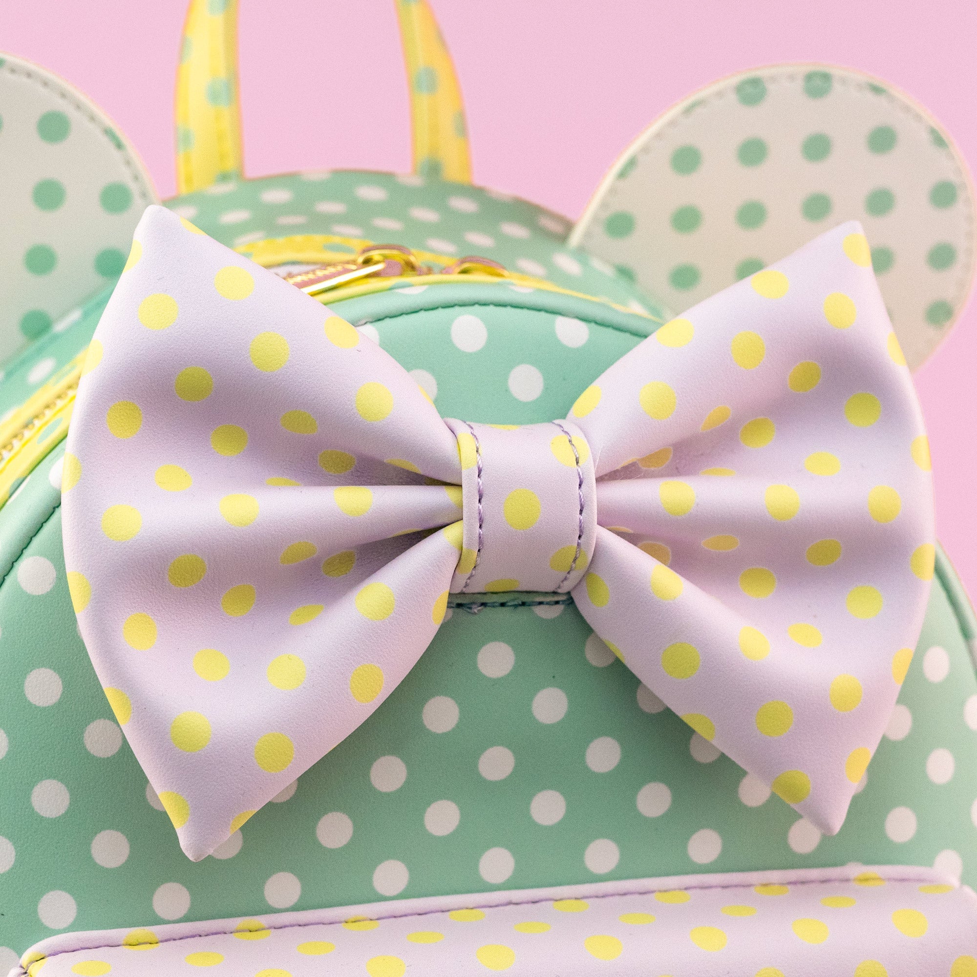 Loungefly x Disney Minnie Mouse Pastel Polka Dots Mini Backpack - Image 4