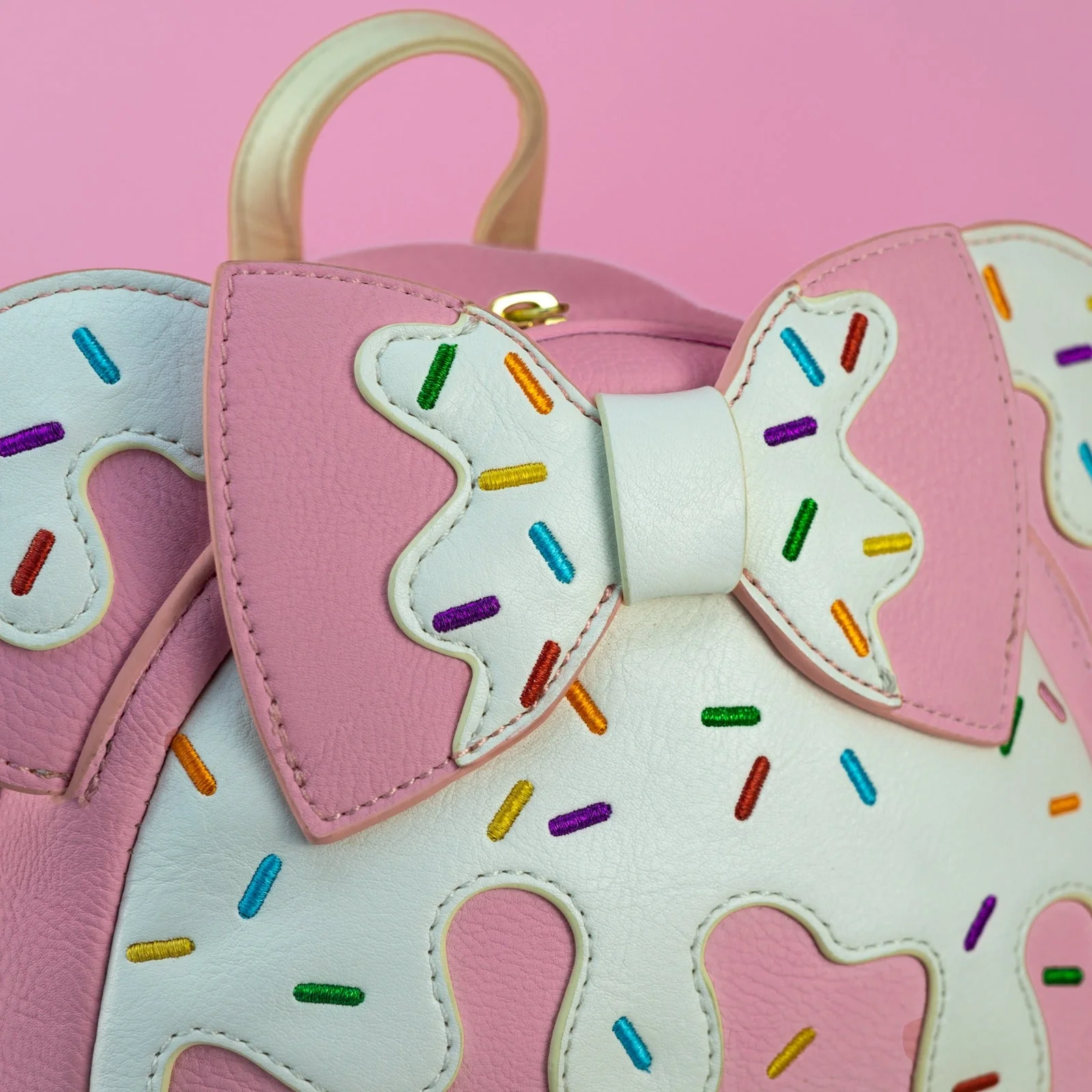 Loungefly x Disney Minnie Mouse Pink Sundae Ice Cream Mini Backpack - Image 2