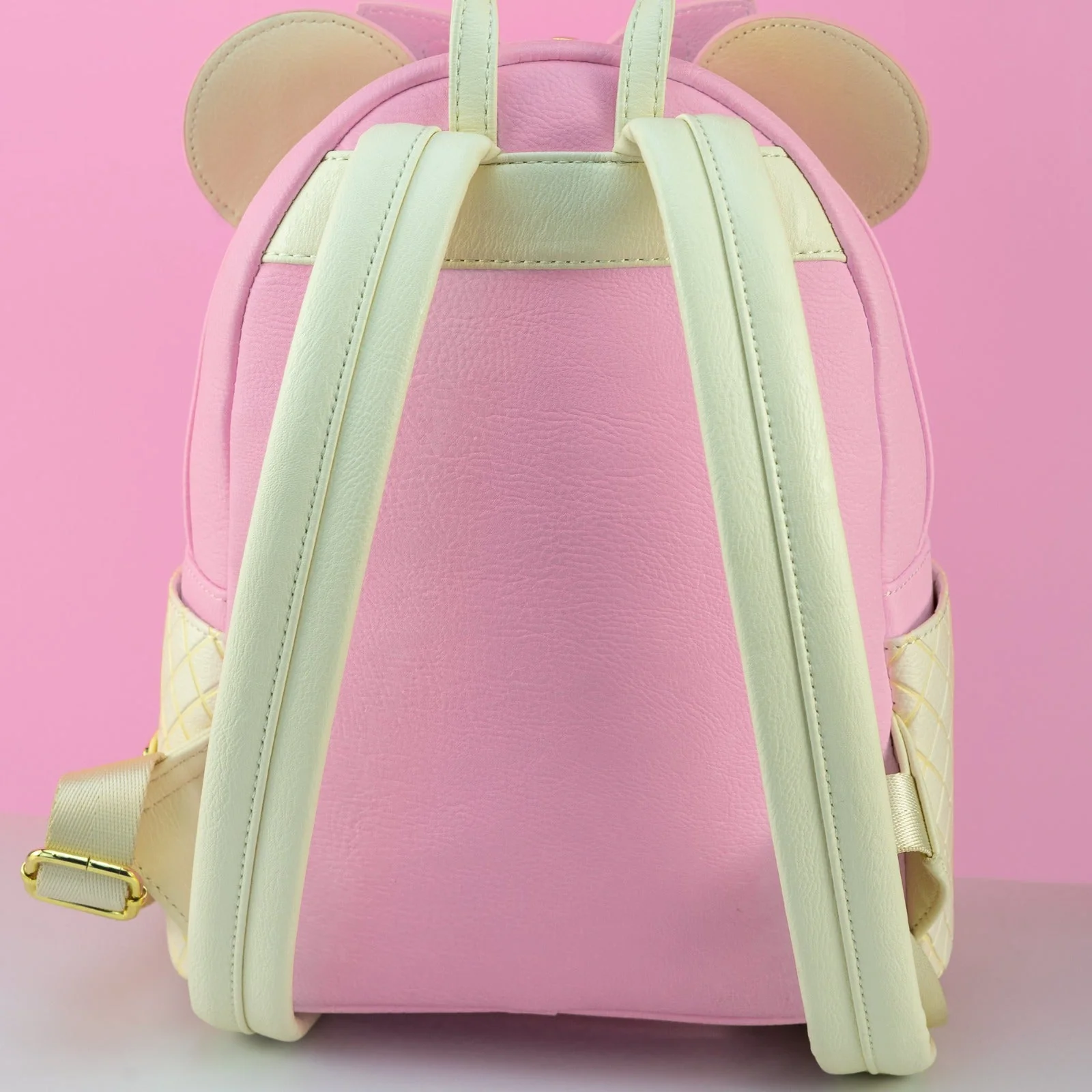 Loungefly x Disney Minnie Mouse Pink Sundae Ice Cream Mini Backpack - Image 5