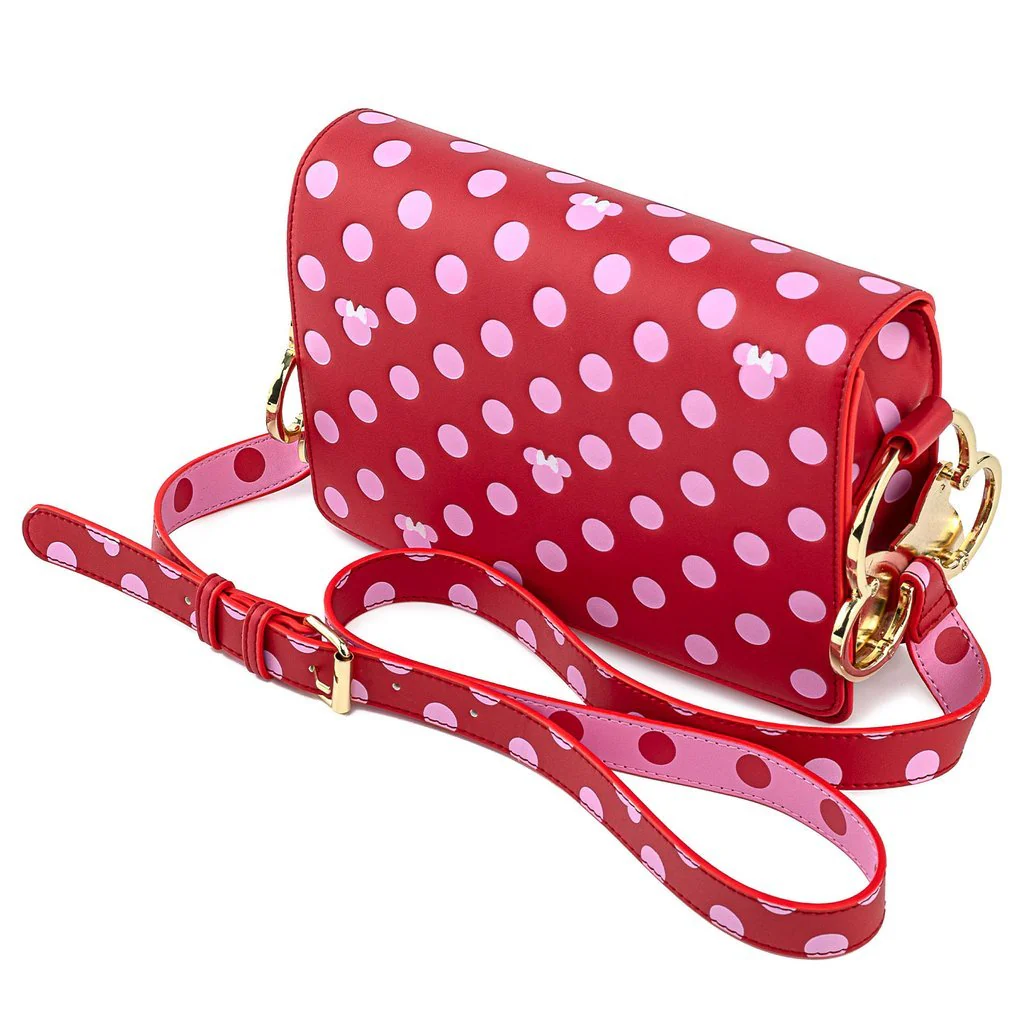 Loungefly x Disney Minnie Mouse Polka Dot Bow Handbag - Image 3