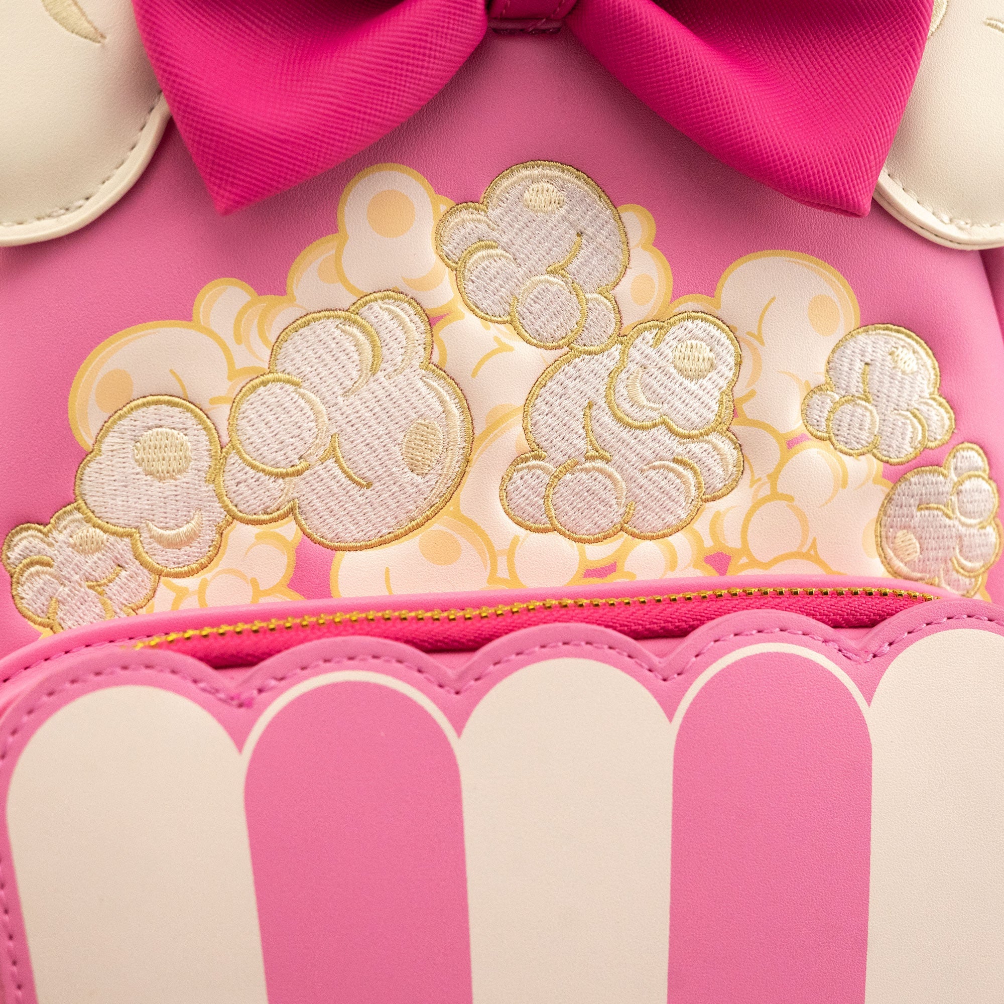 Loungefly x Disney Minnie Mouse Pink Popcorn Bucket Mini Backpack - Image 3