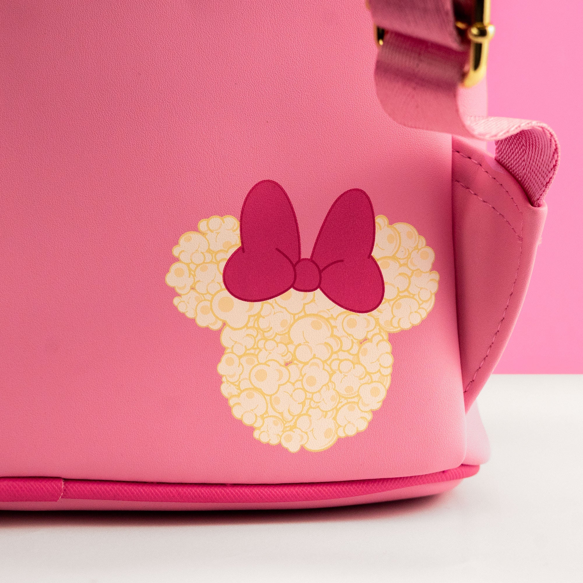 Loungefly x Disney Minnie Mouse Pink Popcorn Bucket Mini Backpack - Image 7