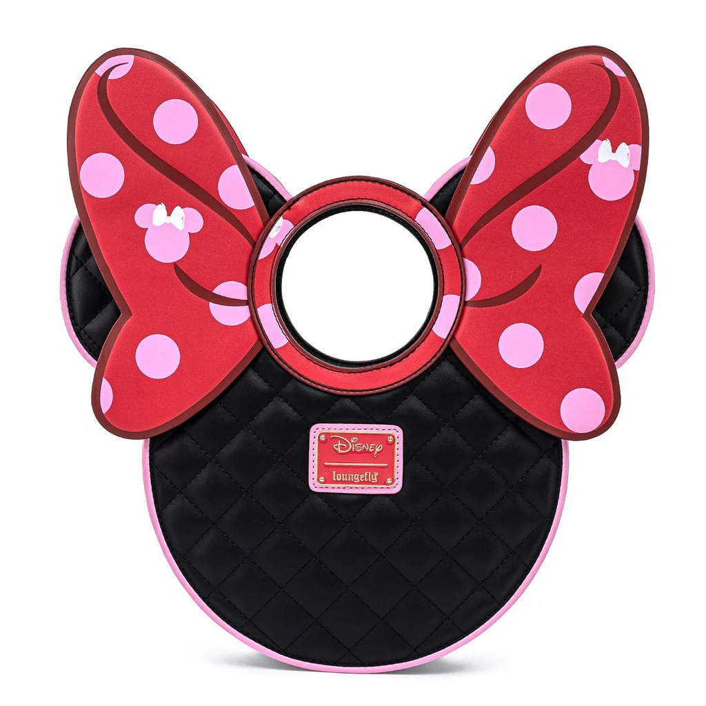 Loungefly x Disney Minnie Mouse Quilted Head Handbag - Image 4