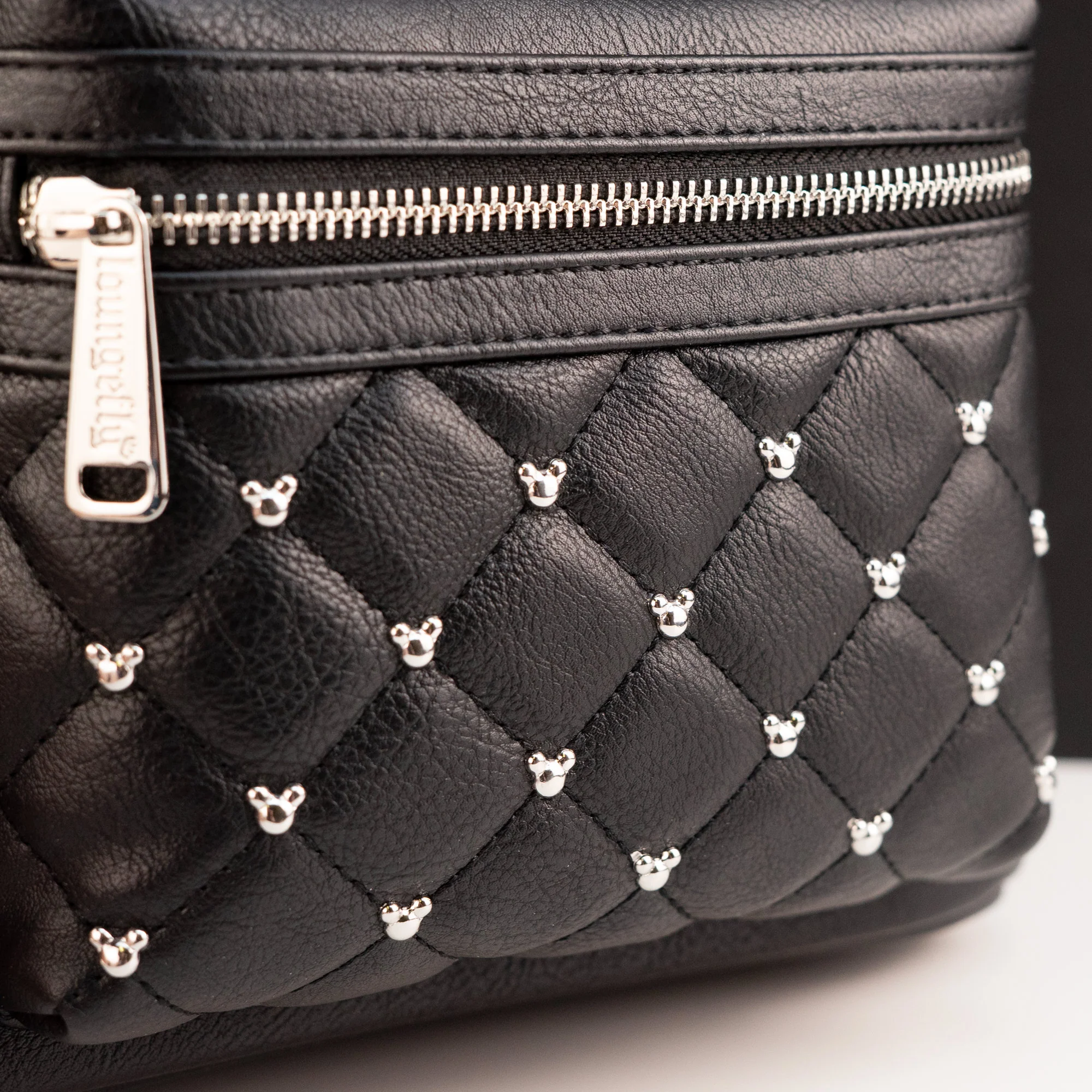 Loungefly x Disney Minnie Mouse Quilted Polka Dot Bow Mini Backpack - Image 3