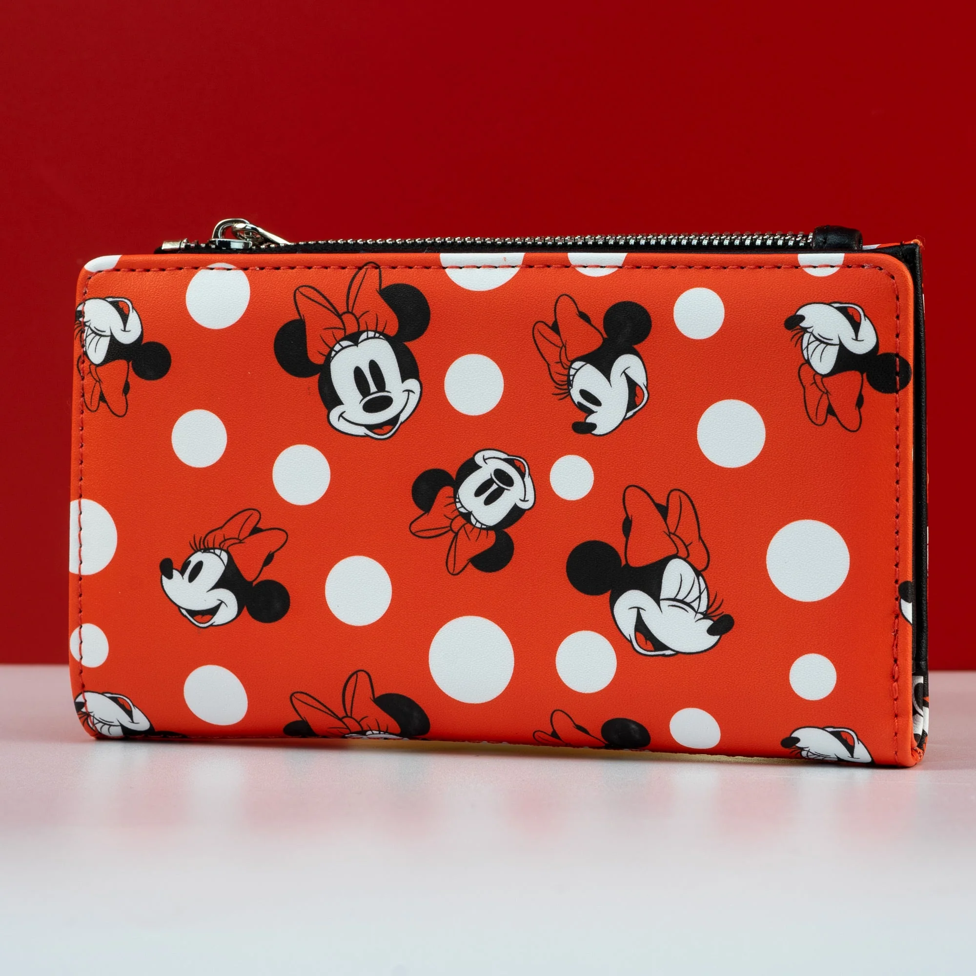 Loungefly x Disney Minnie Mouse Red Polka Dot AOP Purse - Image 2