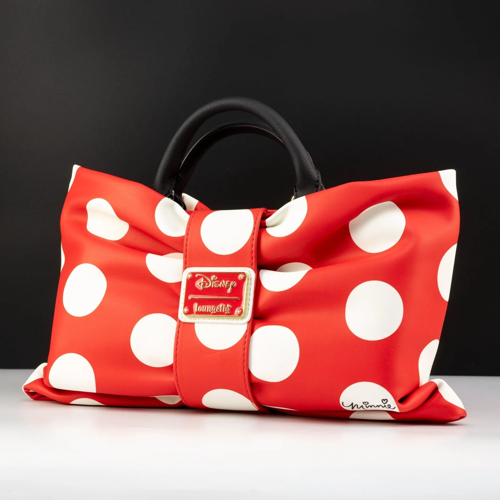 Loungefly x Disney Minnie Mouse Rocks The Dots Bow Crossbody Bag - Image 2