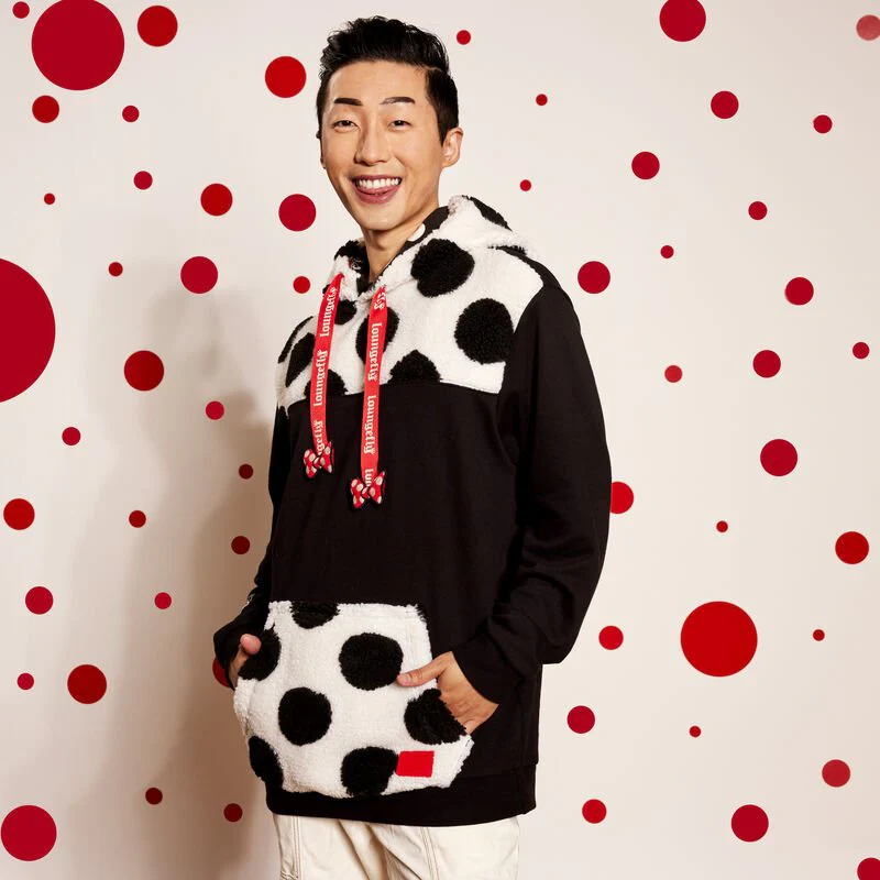 Loungefly x Disney Minnie Mouse Rocks The Dots Unisex Hoodie - Image 12