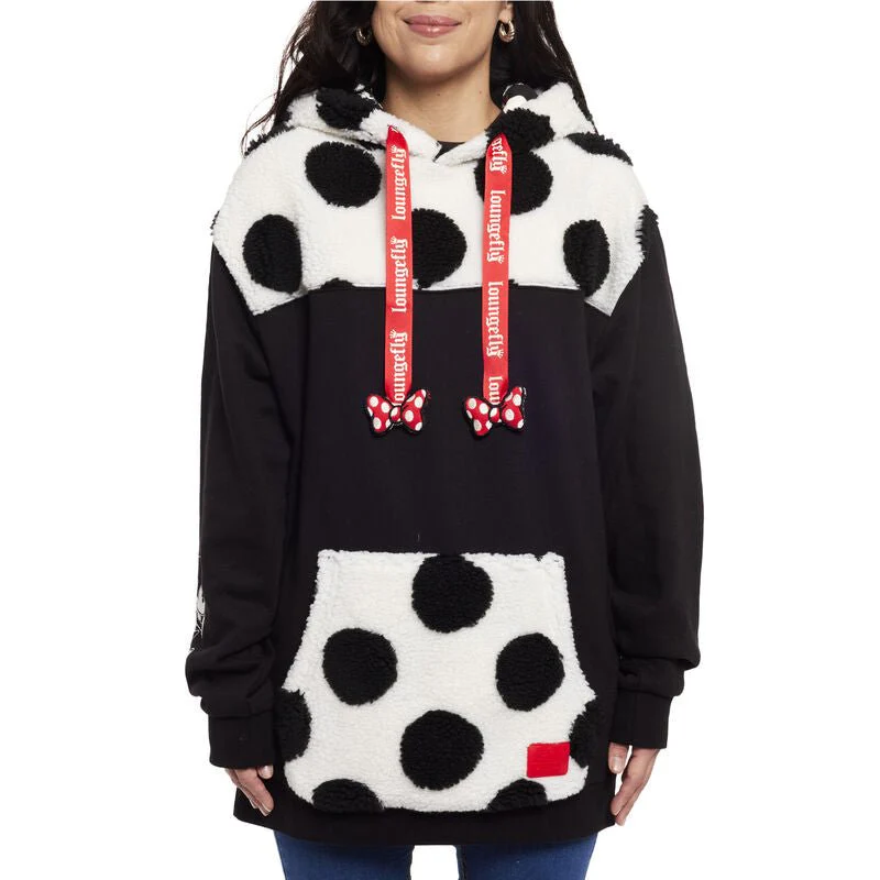 Loungefly x Disney Minnie Mouse Rocks The Dots Unisex Hoodie - Image 6