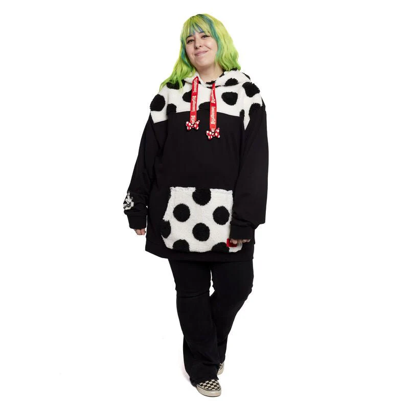 Loungefly x Disney Minnie Mouse Rocks The Dots Unisex Hoodie - Image 9