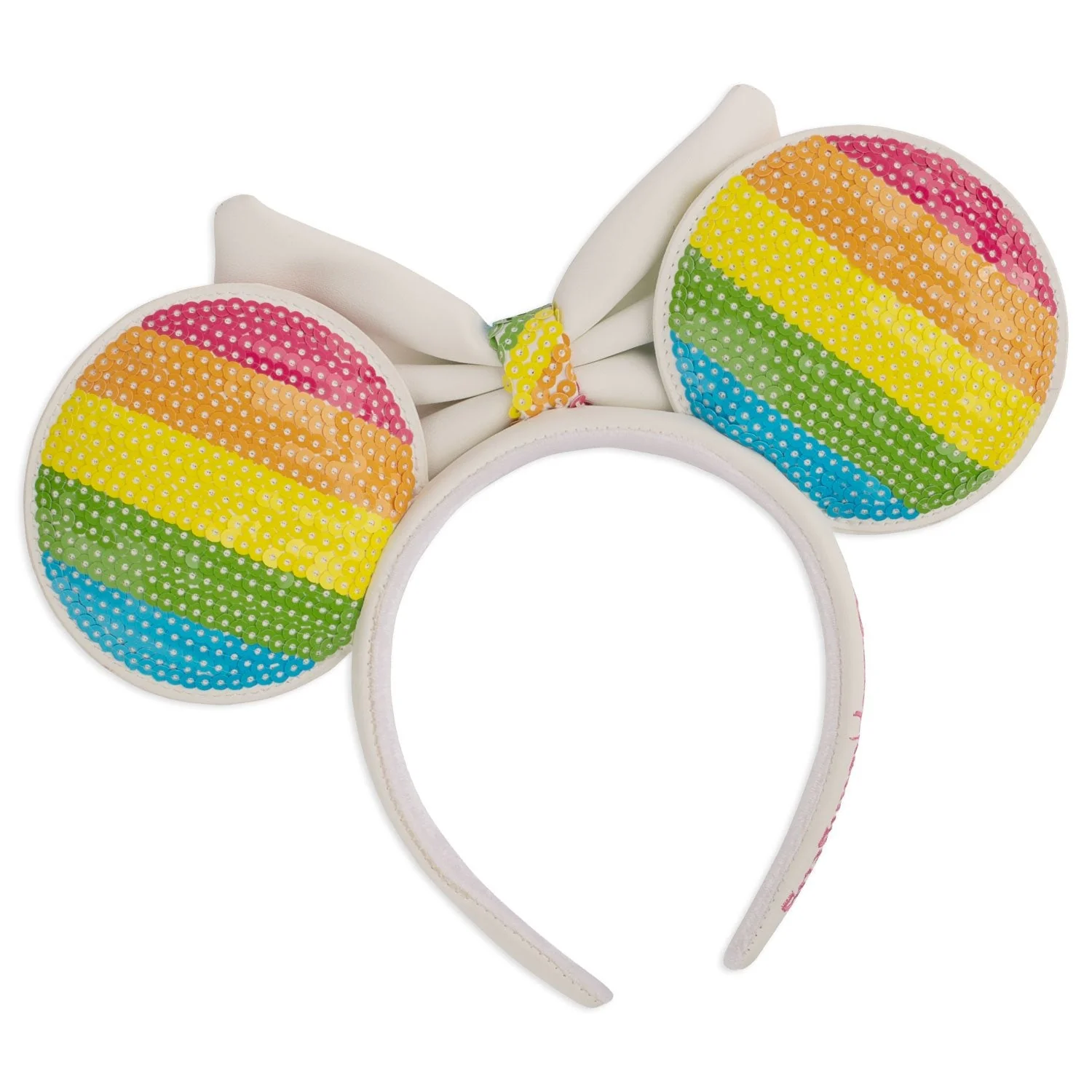 Loungefly x Disney Minnie Mouse Sequin Rainbow Headband - Image 3