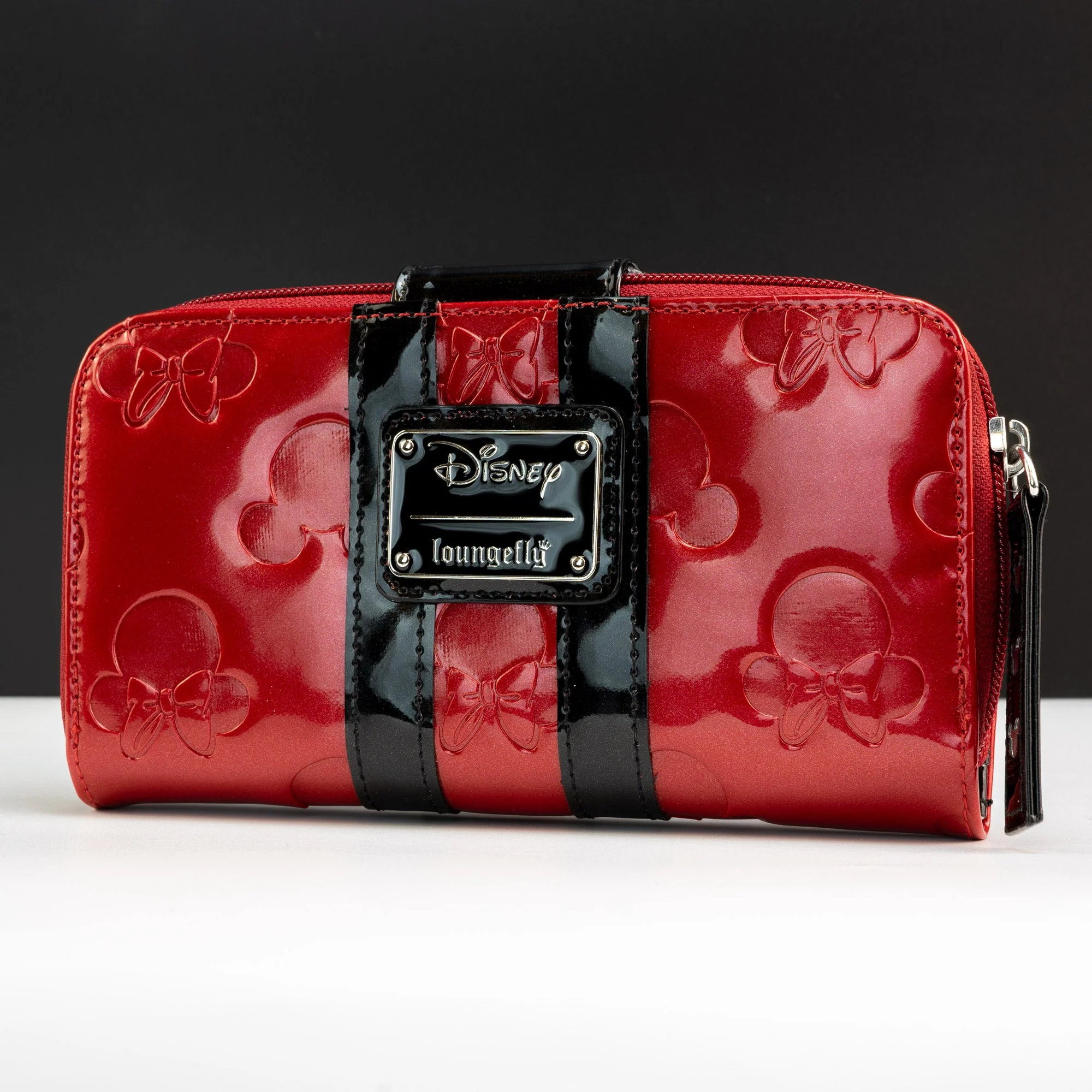 Loungefly x Disney Mickey and Minnie Mouse Red Silhouettes Wallet - Image 3