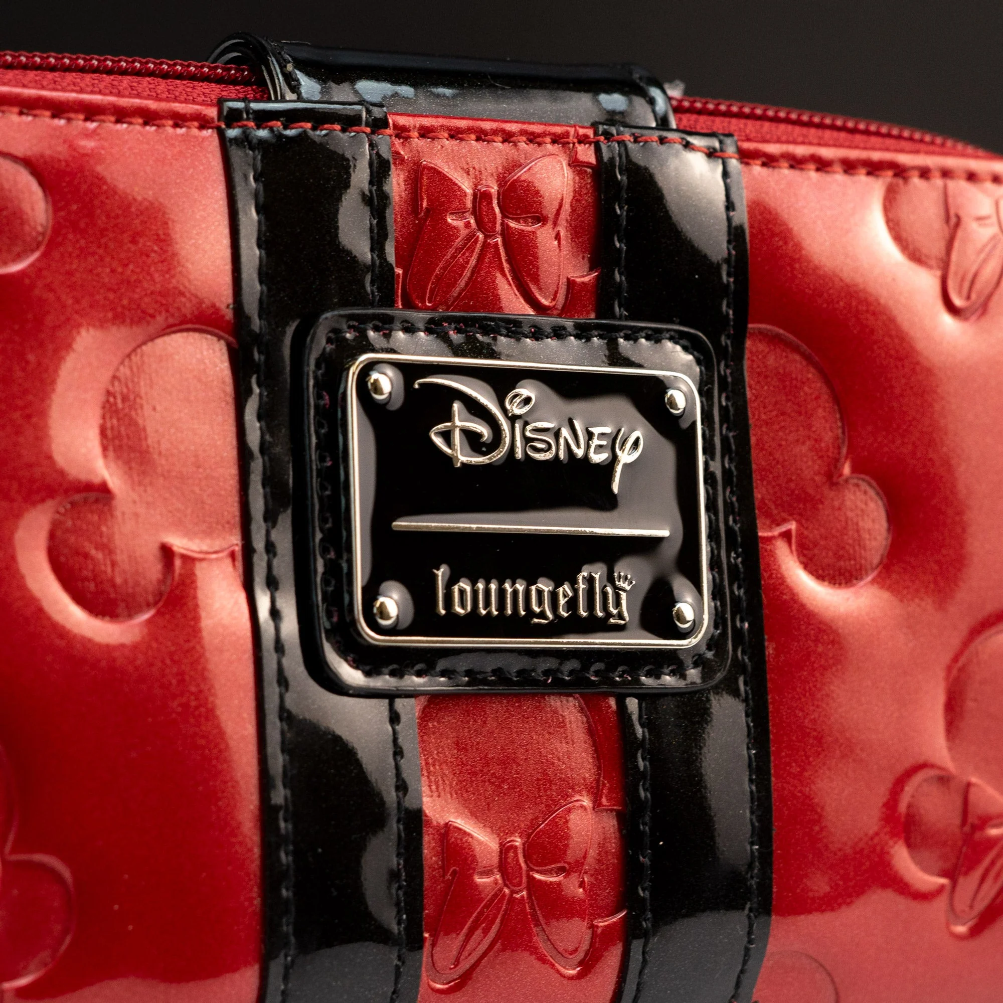 Loungefly x Disney Mickey and Minnie Mouse Red Silhouettes Wallet - Image 4
