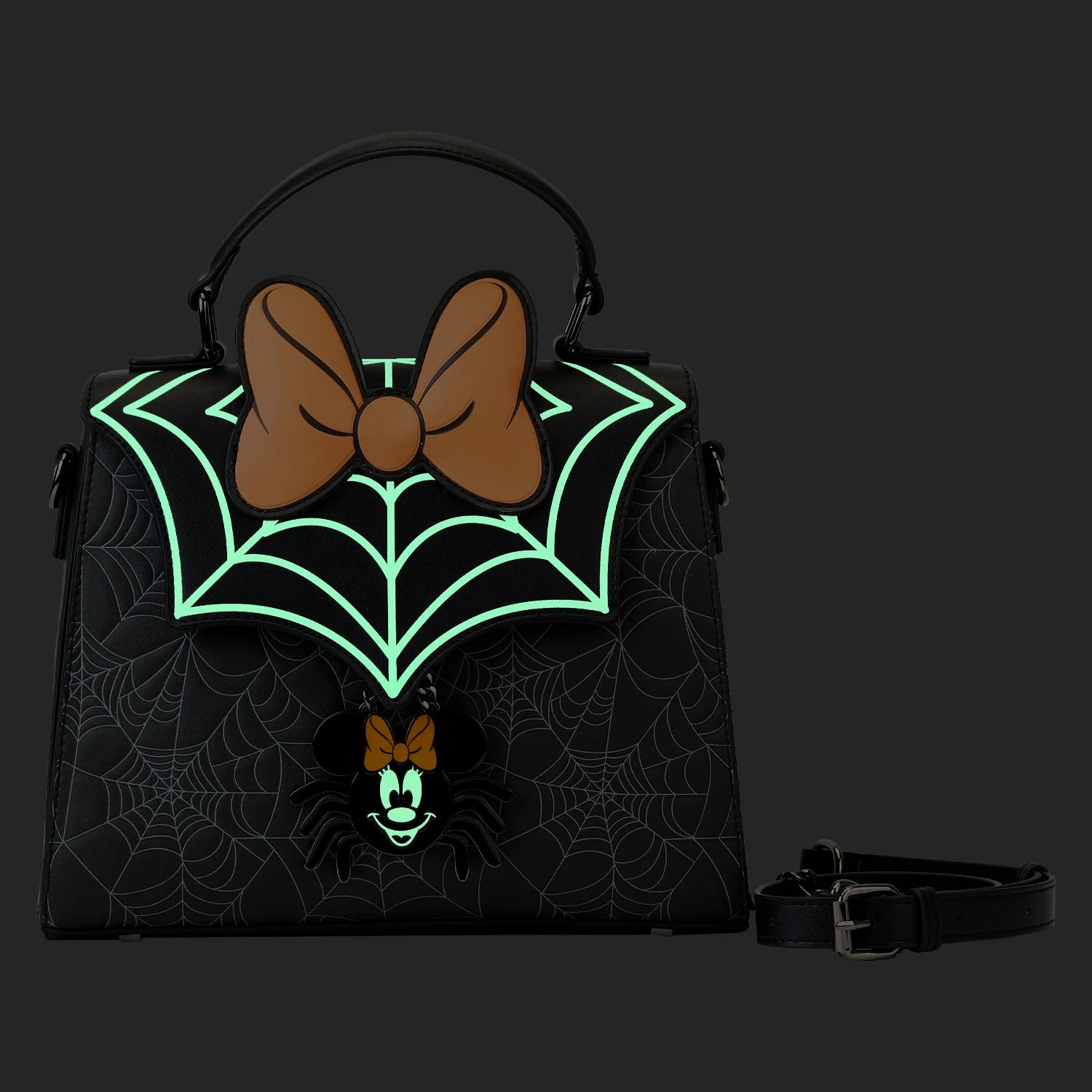 Loungefly x Disney Minnie Mouse Spiderweb Crossbody Bag - Image 2