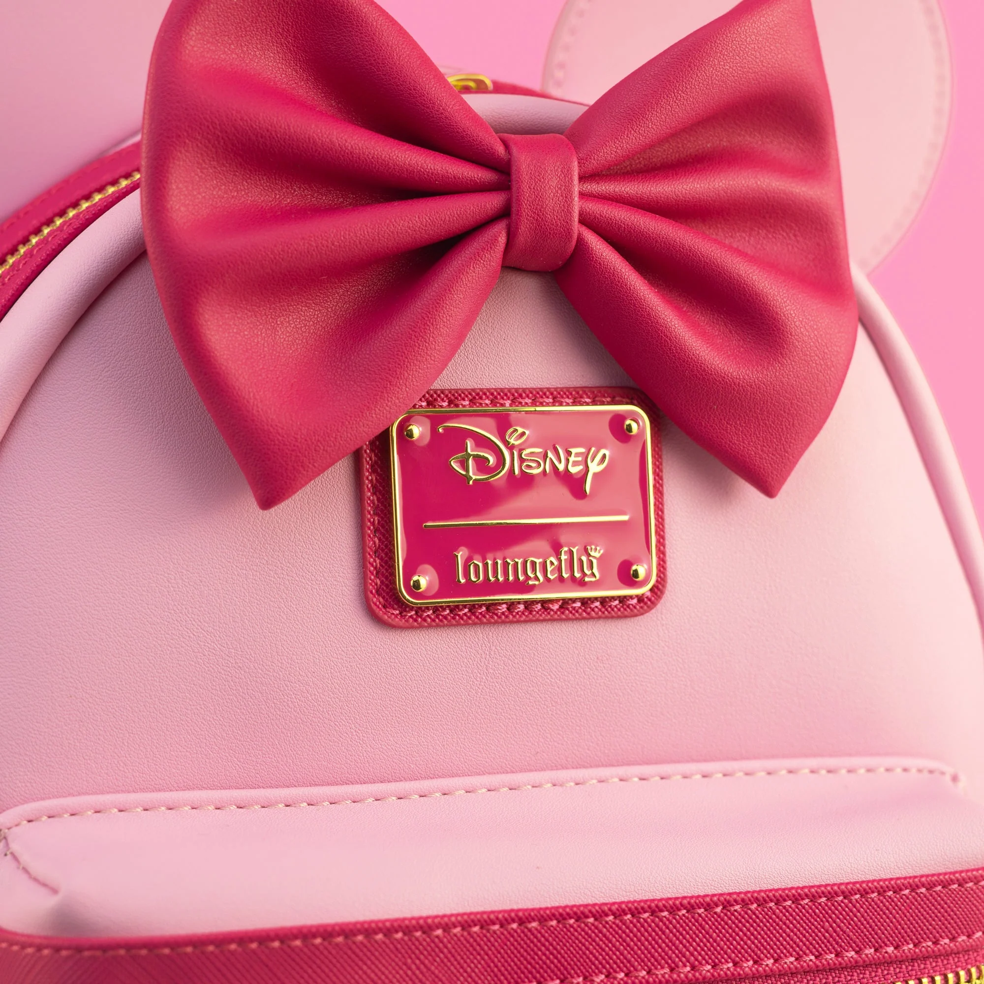 Loungefly x Disney Minnie Mouse Strawberry Macaron Quilted Mini Backpack - Image 2