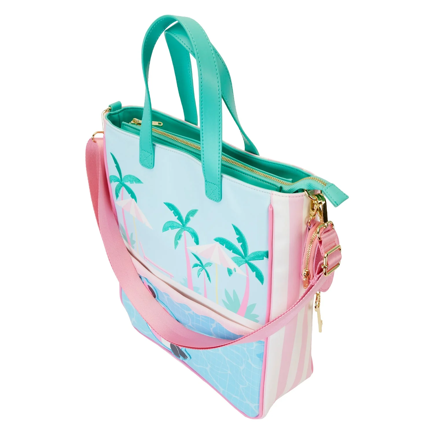 Loungefly x Disney Minnie Mouse Vacation Style Tote Bag With Coin Purse - Image 3
