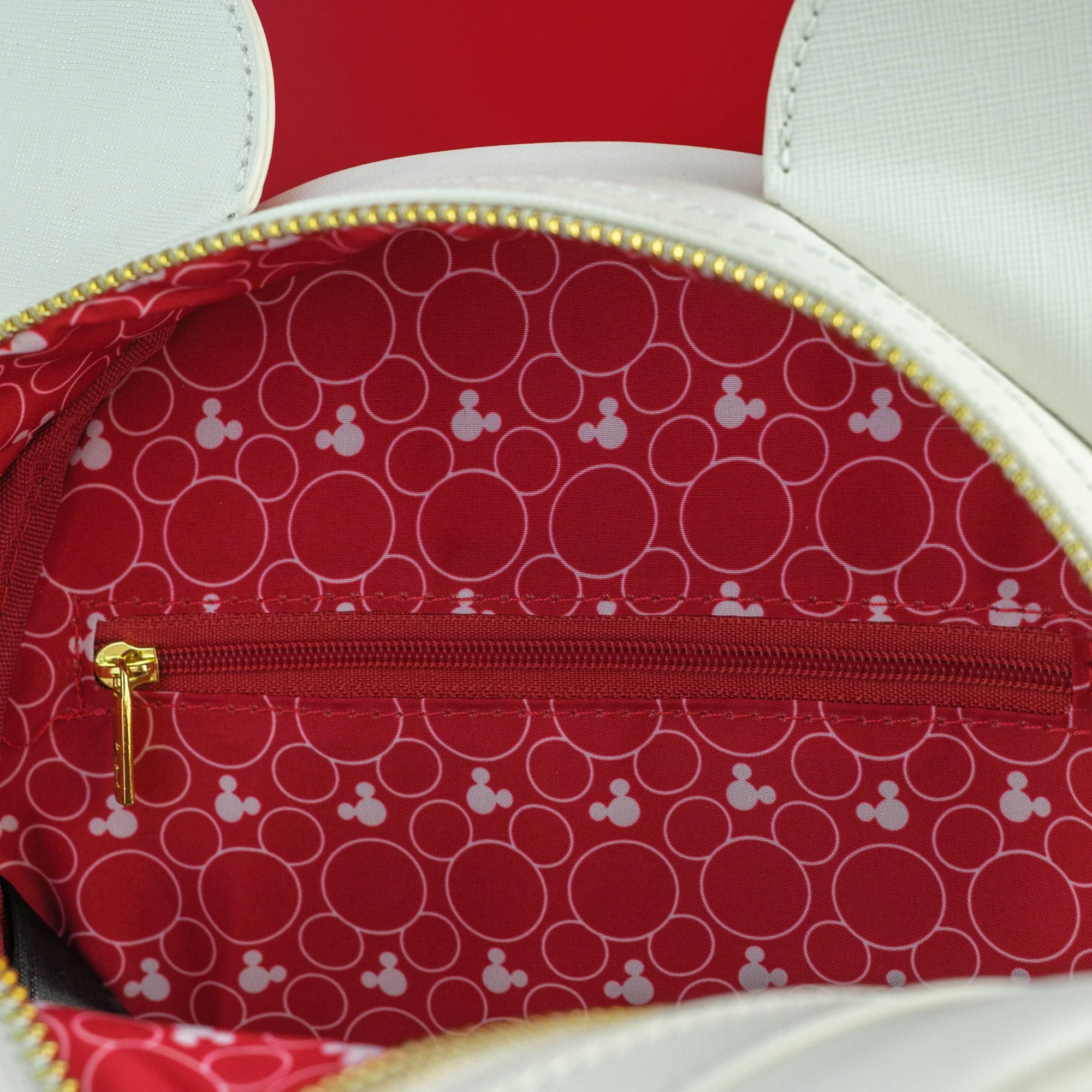Loungefly x Disney Minnie Mouse White Quilted Mini Backpack - Image 5