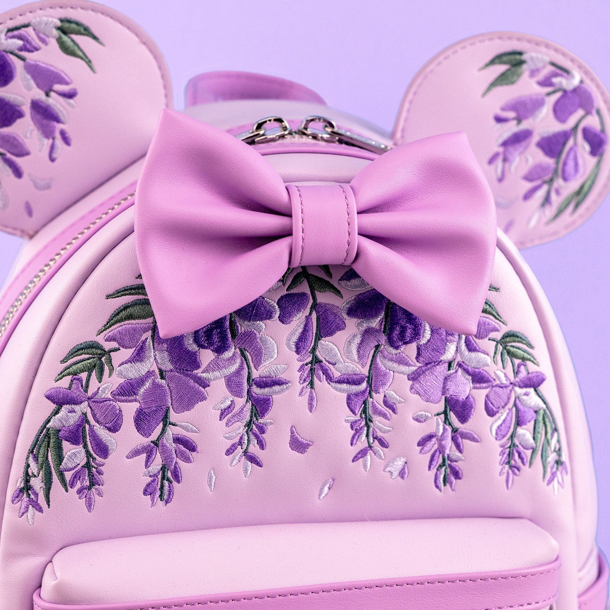 Loungefly x Disney Minnie Mouse Wisteria Floral Scented Mini Backpack - Image 2