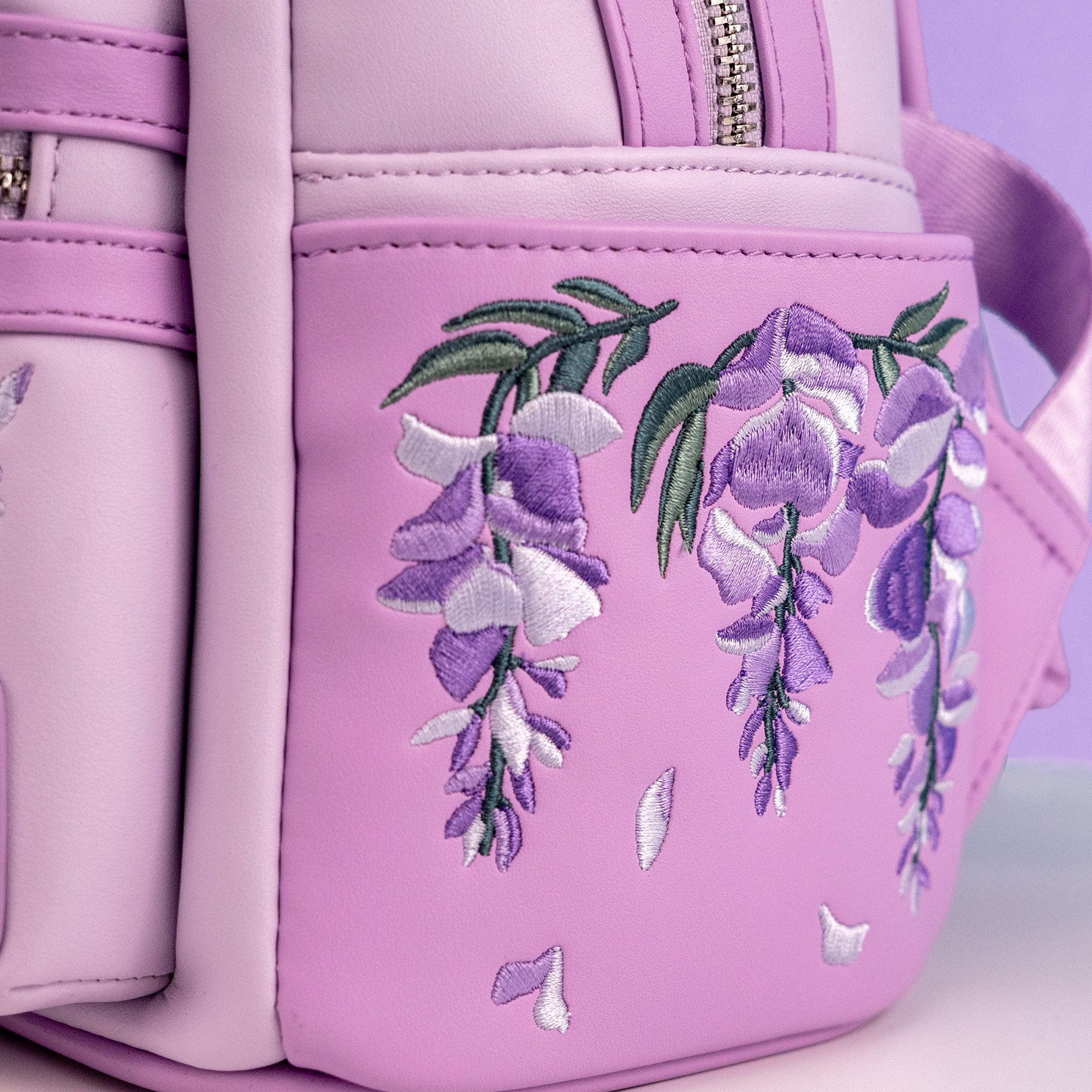 Loungefly x Disney Minnie Mouse Wisteria Floral Scented Mini Backpack - Image 5