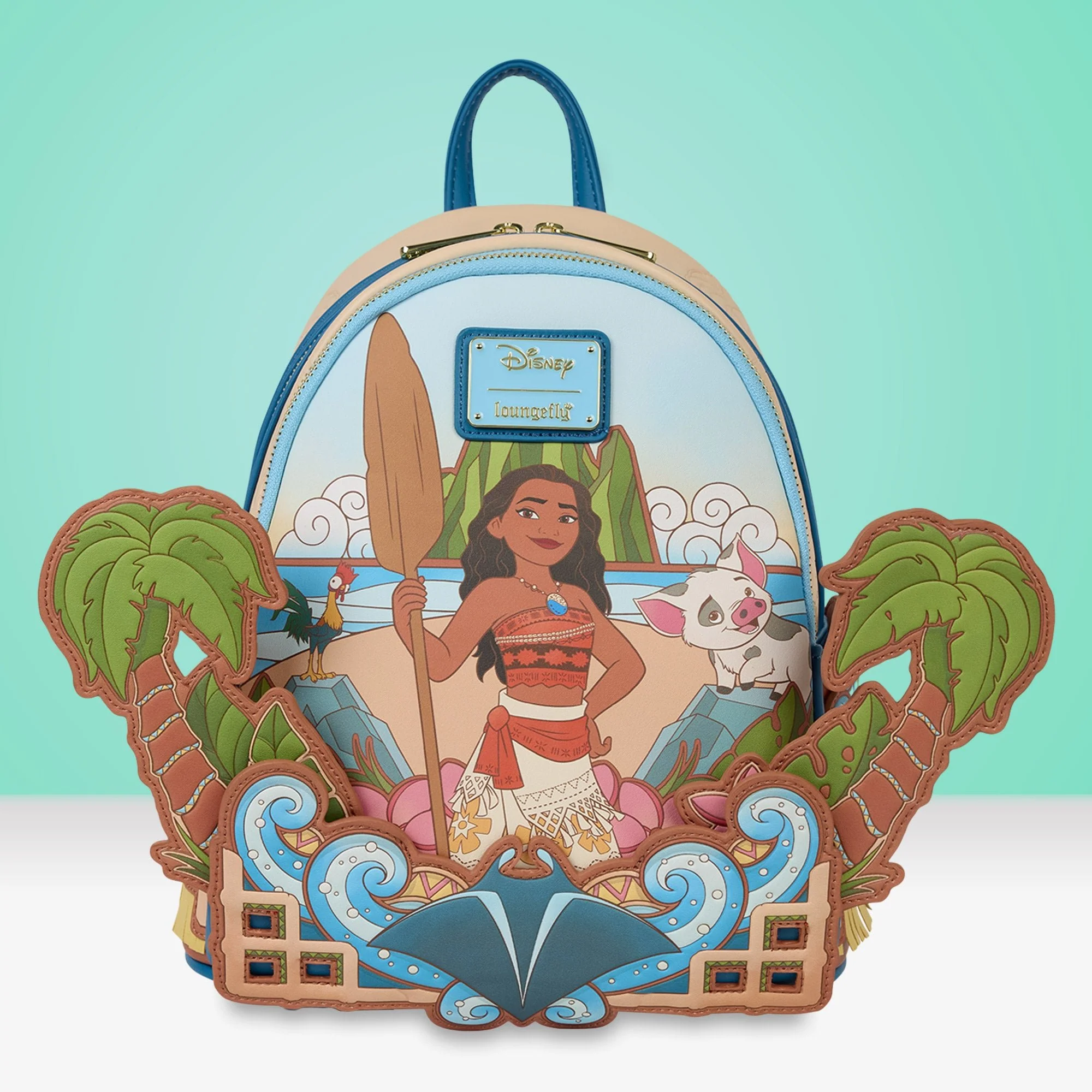 Loungefly x Disney Moana Island Spirit Mini Backpack - Image 2