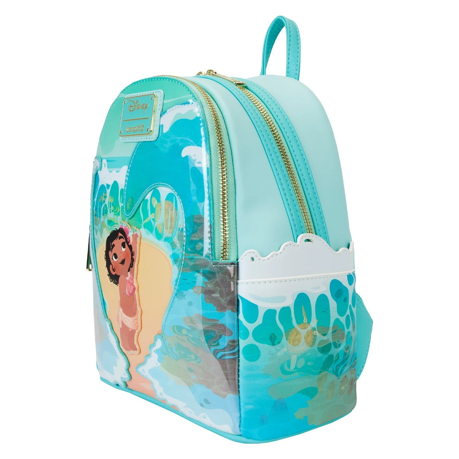 Loungefly x Disney Moana Ocean Waves Mini Backpack - Image 2