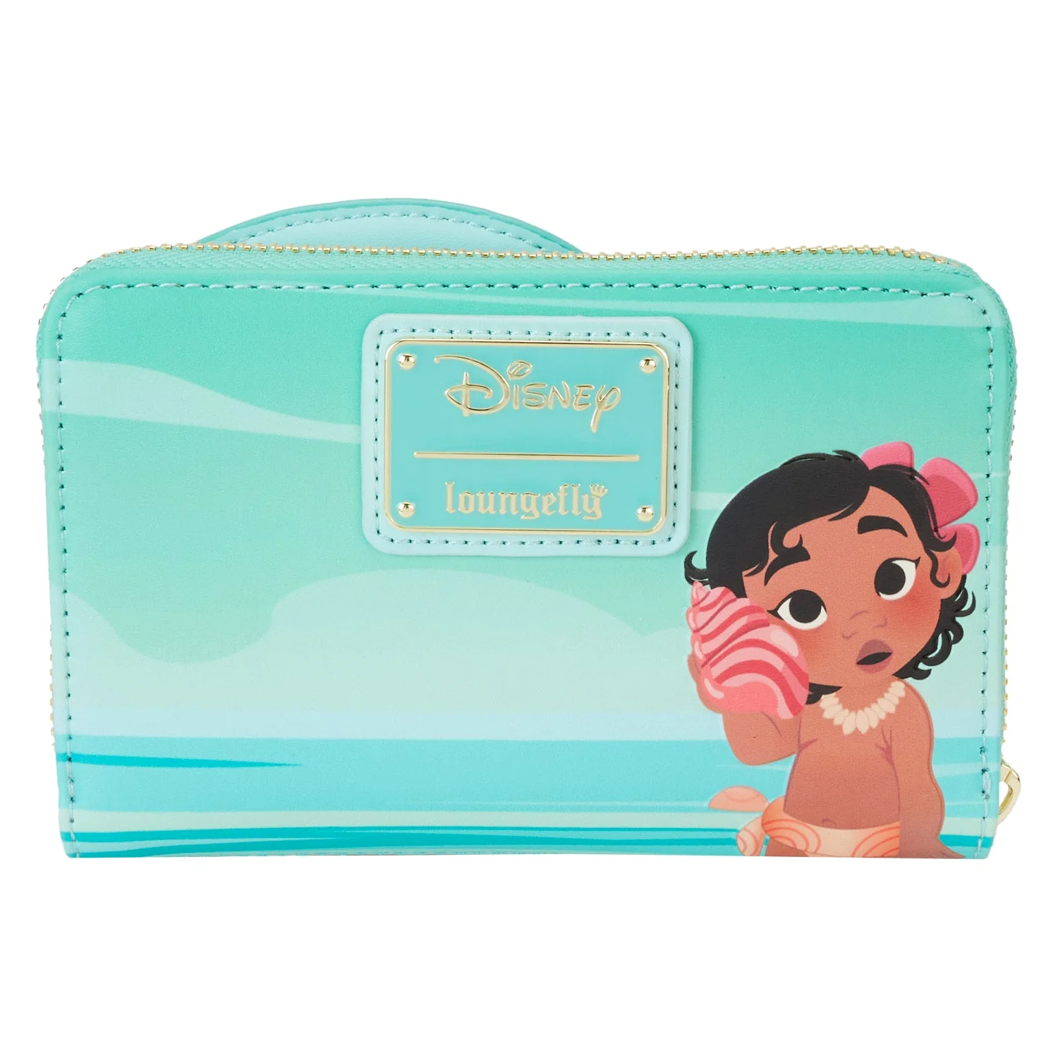 Loungefly x Disney Moana Ocean Waves Zip Around Wallet - Image 3