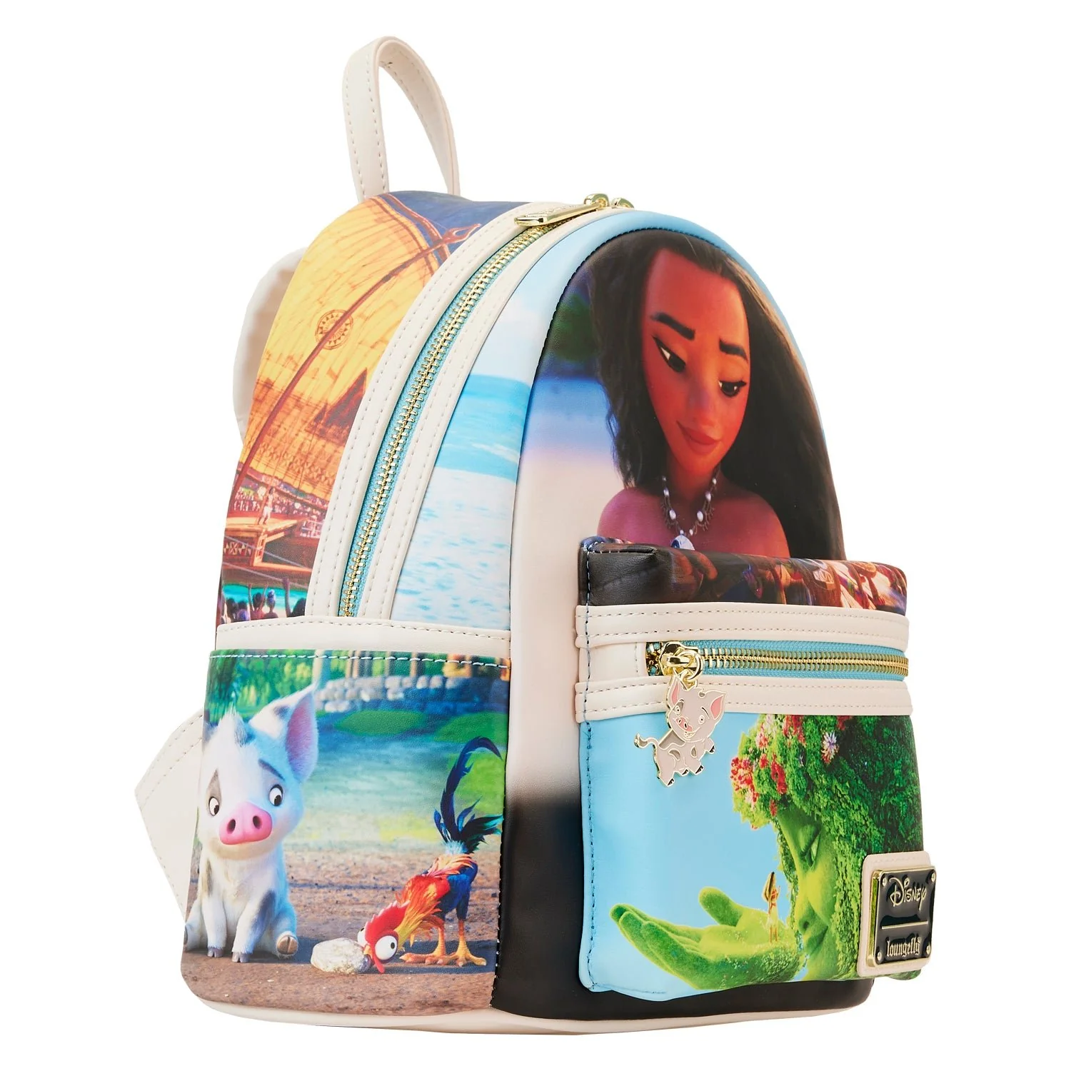 Loungefly x Disney Moana Princess Scenes Mini Backpack - Image 4