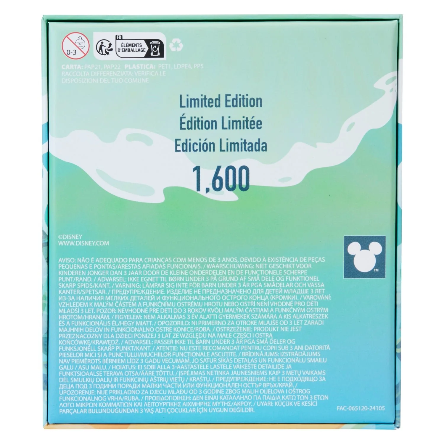 Loungefly x Disney Moana Waves 3" Collector Box Pin - Image 3