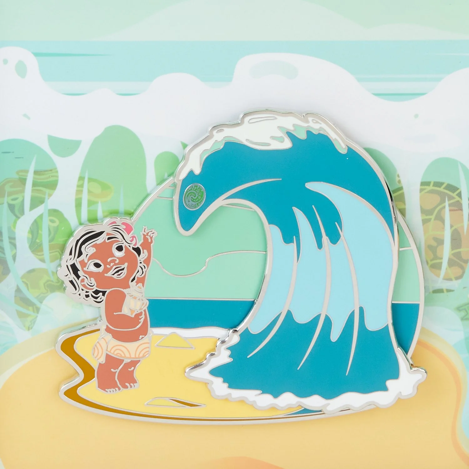 Loungefly x Disney Moana Waves 3" Collector Box Pin - Image 4