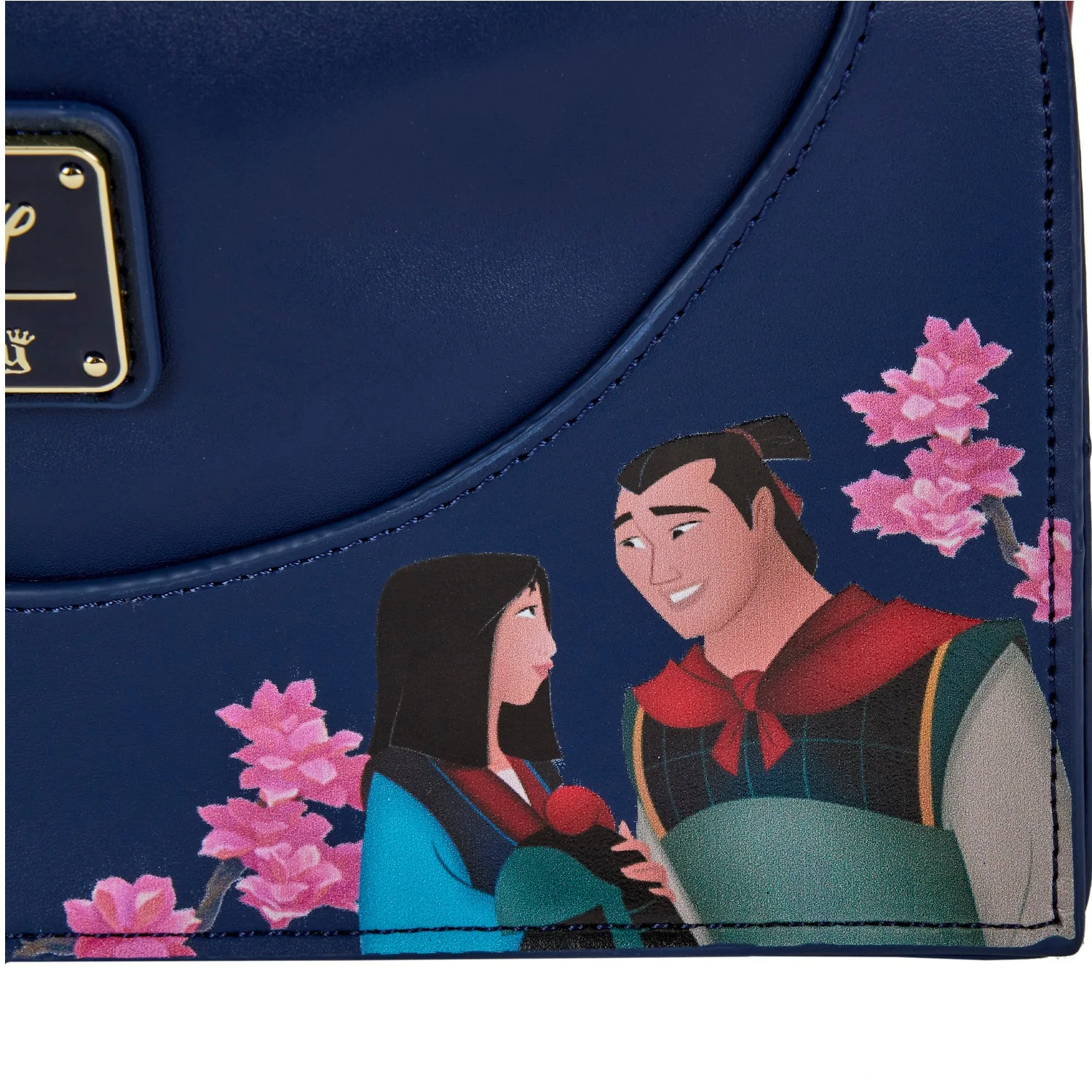 Loungefly x Disney Mulan Castle Cinch Sack Crossbody Bag - Image 4