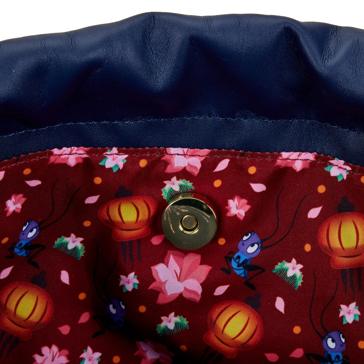 Loungefly x Disney Mulan Castle Cinch Sack Crossbody Bag - Image 6