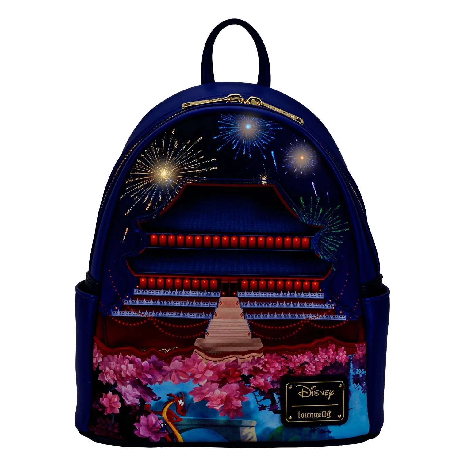 Loungefly x Disney Mulan Castle Light Up Mini Backpack - Image 2