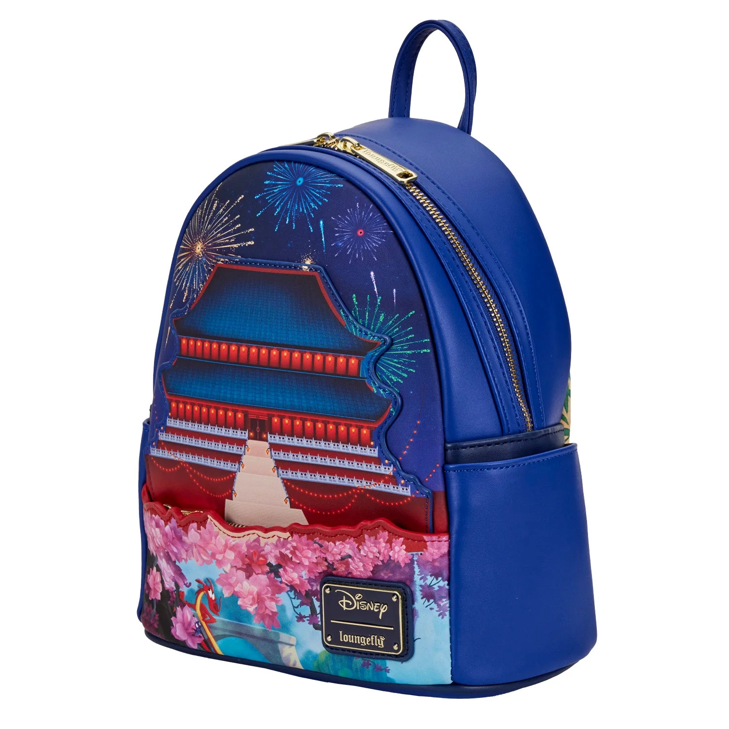 Loungefly x Disney Mulan Castle Light Up Mini Backpack - Image 3